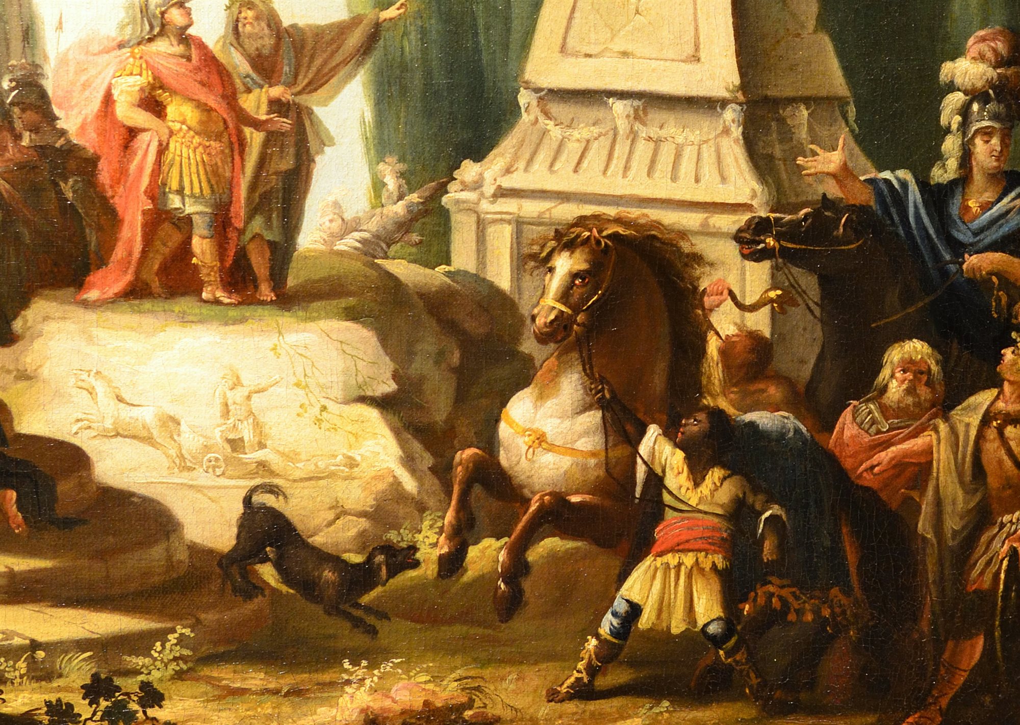 Alessandro Magno al sepolcro di Achille