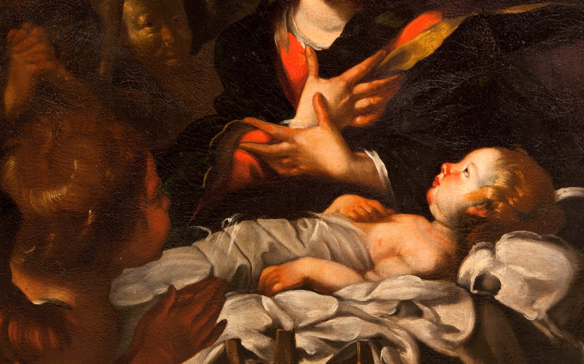 Bernardo Strozzi (1581 – 1644) e bottega - Natività ed Adorazione dei pastori