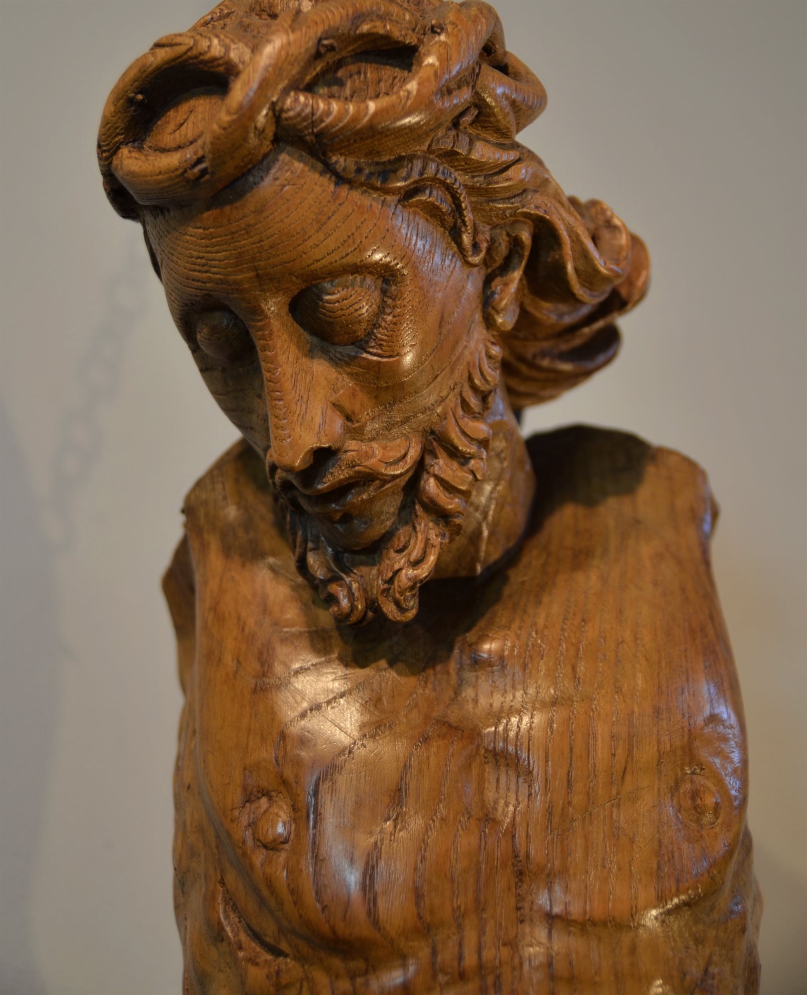 'Corpus  Christi' scultura lignea in quercia (h.99,5 cm.)