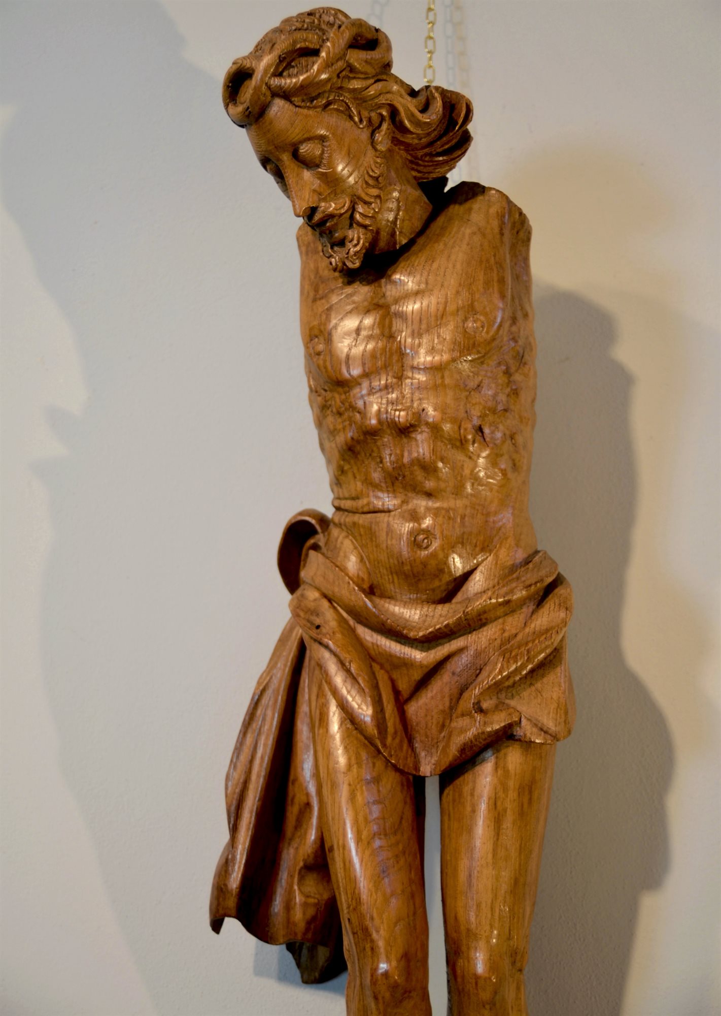 'Corpus  Christi' scultura lignea in quercia (h.99,5 cm.)