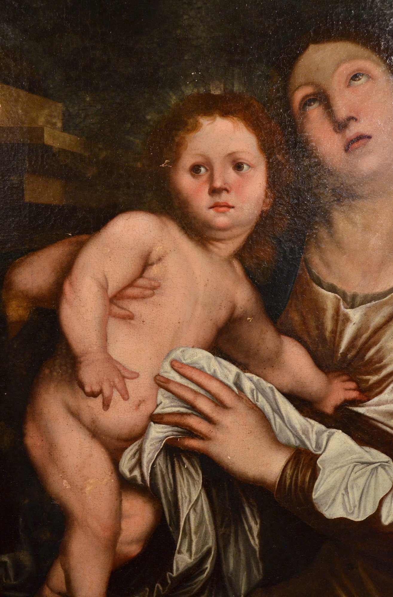 Madonna con bambino dei primi del Seicento