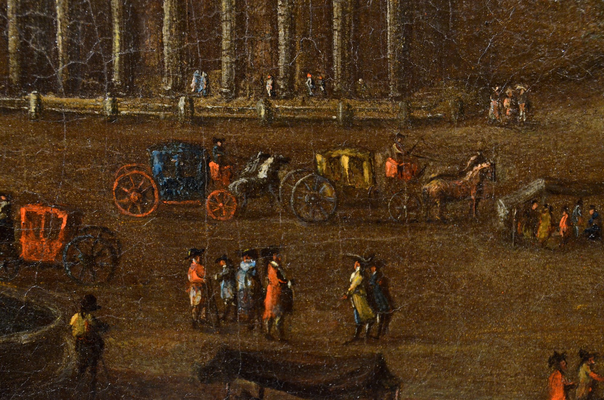 Veduta di Roma con Piazza della Rotonda e il Pantheon