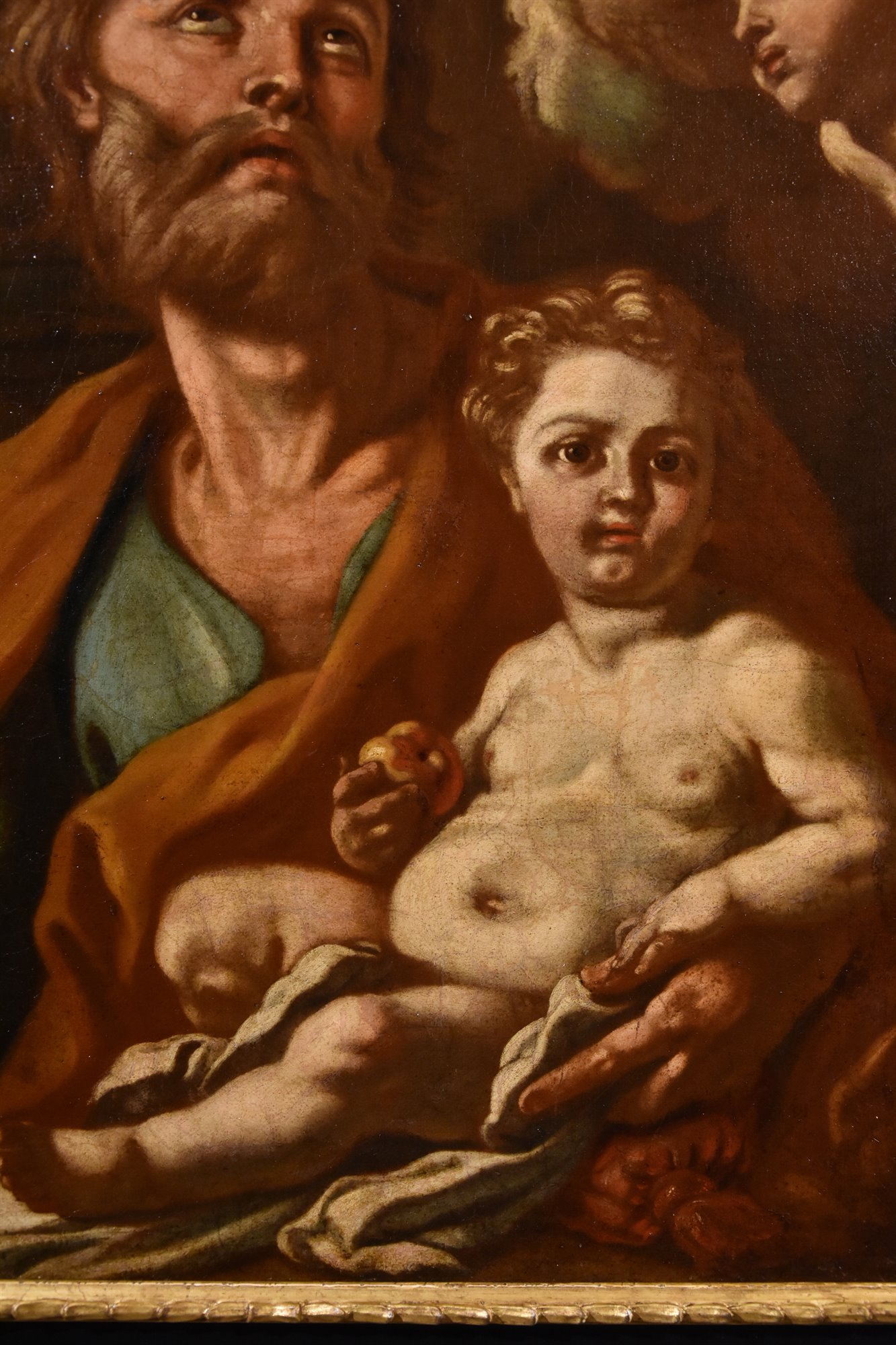 San Giuseppe col Bambino e due cherubini