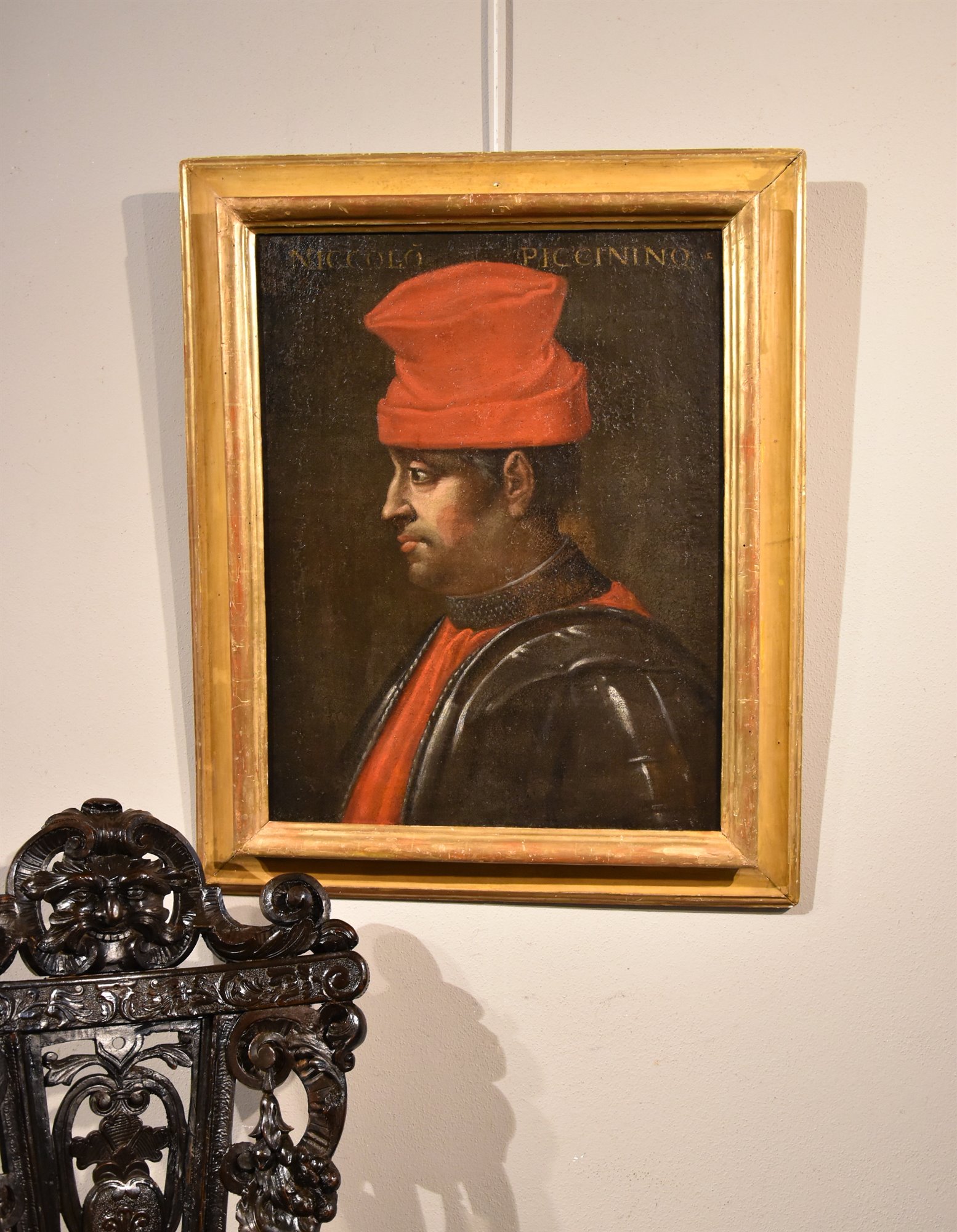 Ritratto del cavaliere Niccolò Piccinino (Perugia 1386 – Cusago 1444)