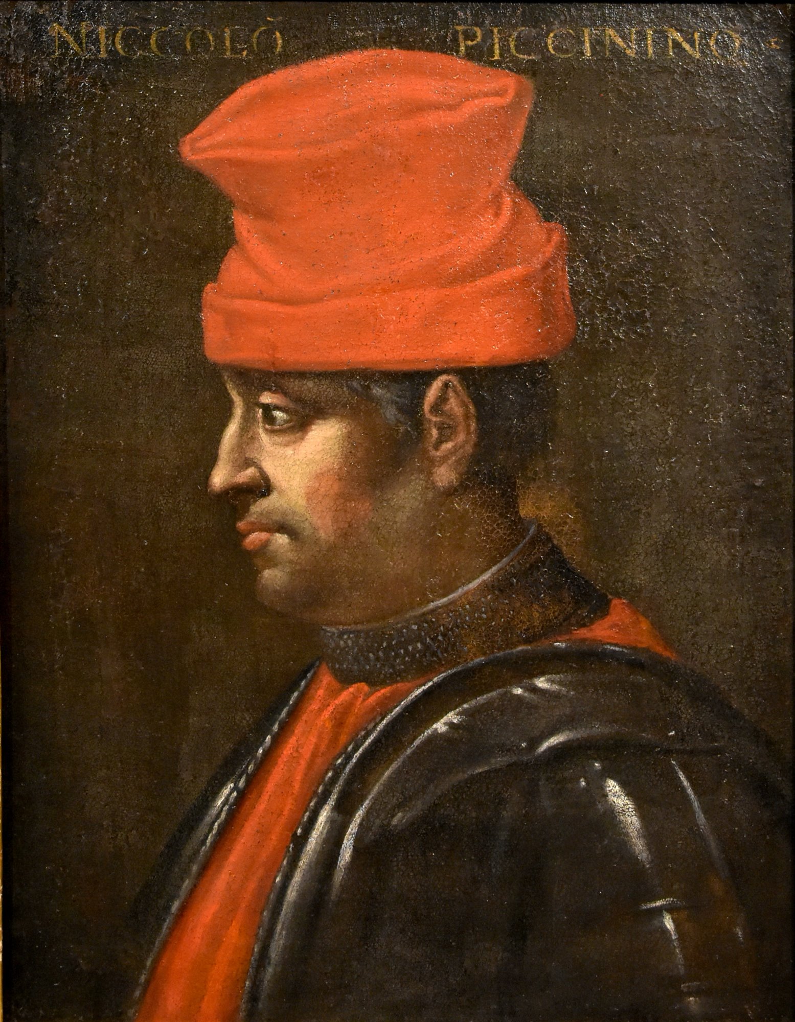 Ritratto del cavaliere Niccolò Piccinino (Perugia 1386 – Cusago 1444)