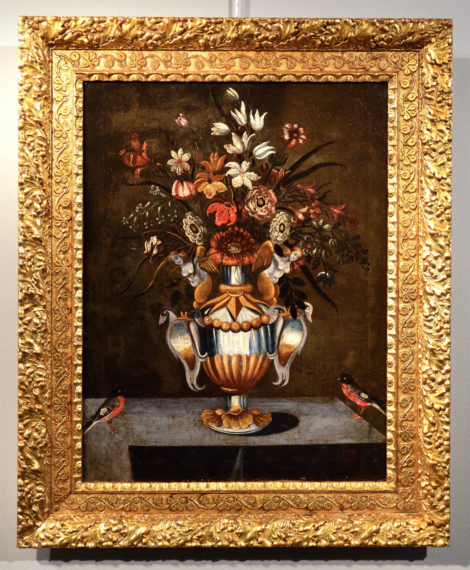 Natura morta con vaso classicheggiante
