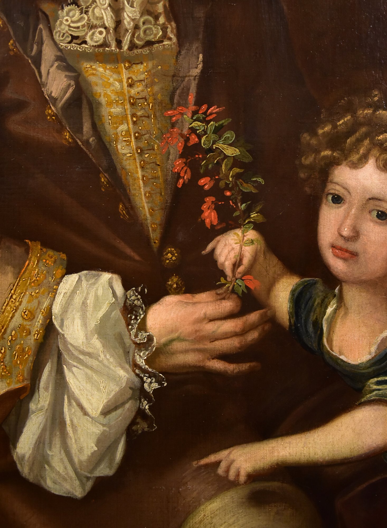 Ritratto di famiglia con il barone Richard Ockold e la figlia Priscilla