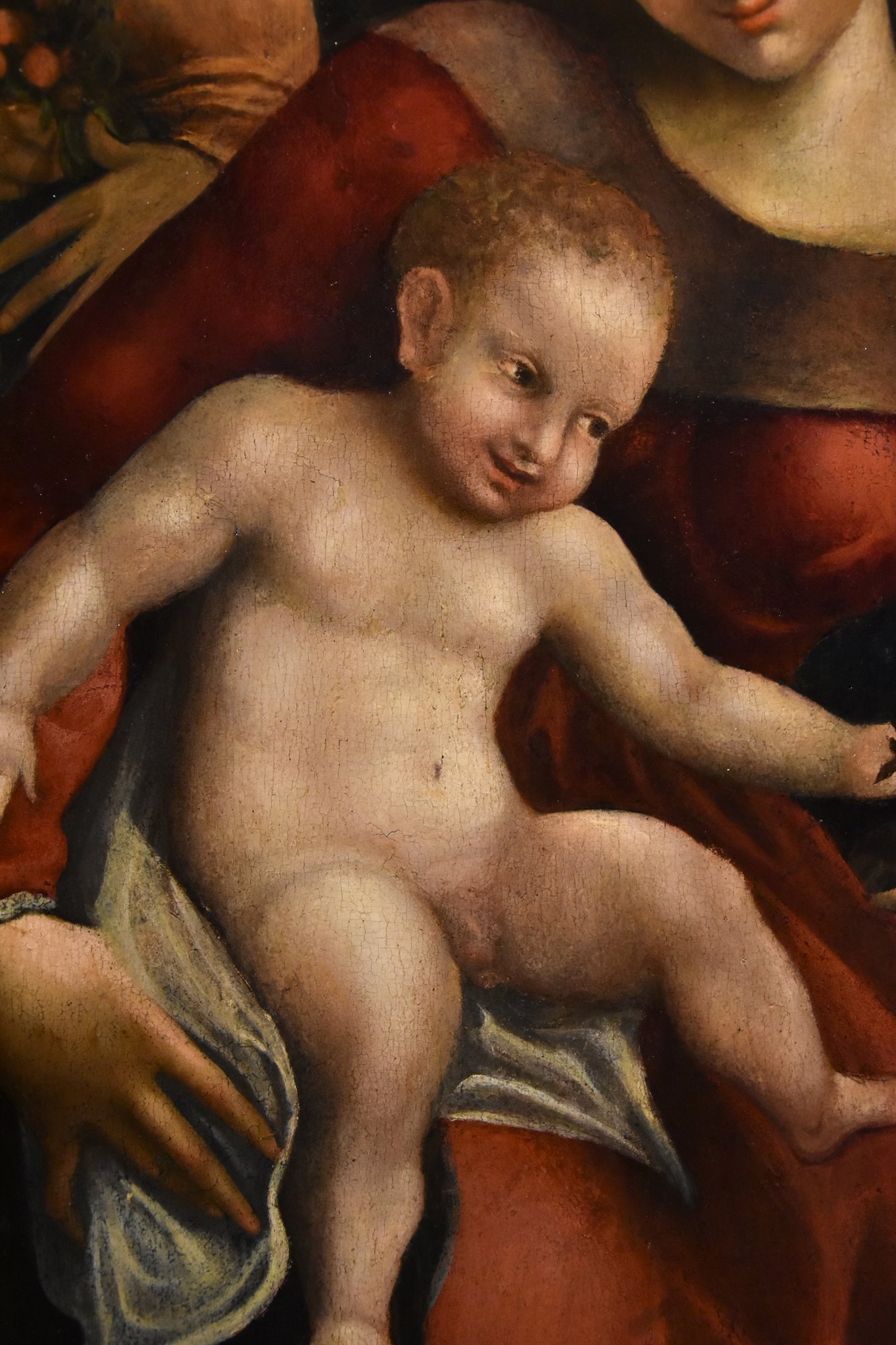 Madonna col Bambino, due angeli e Giovanni Battista