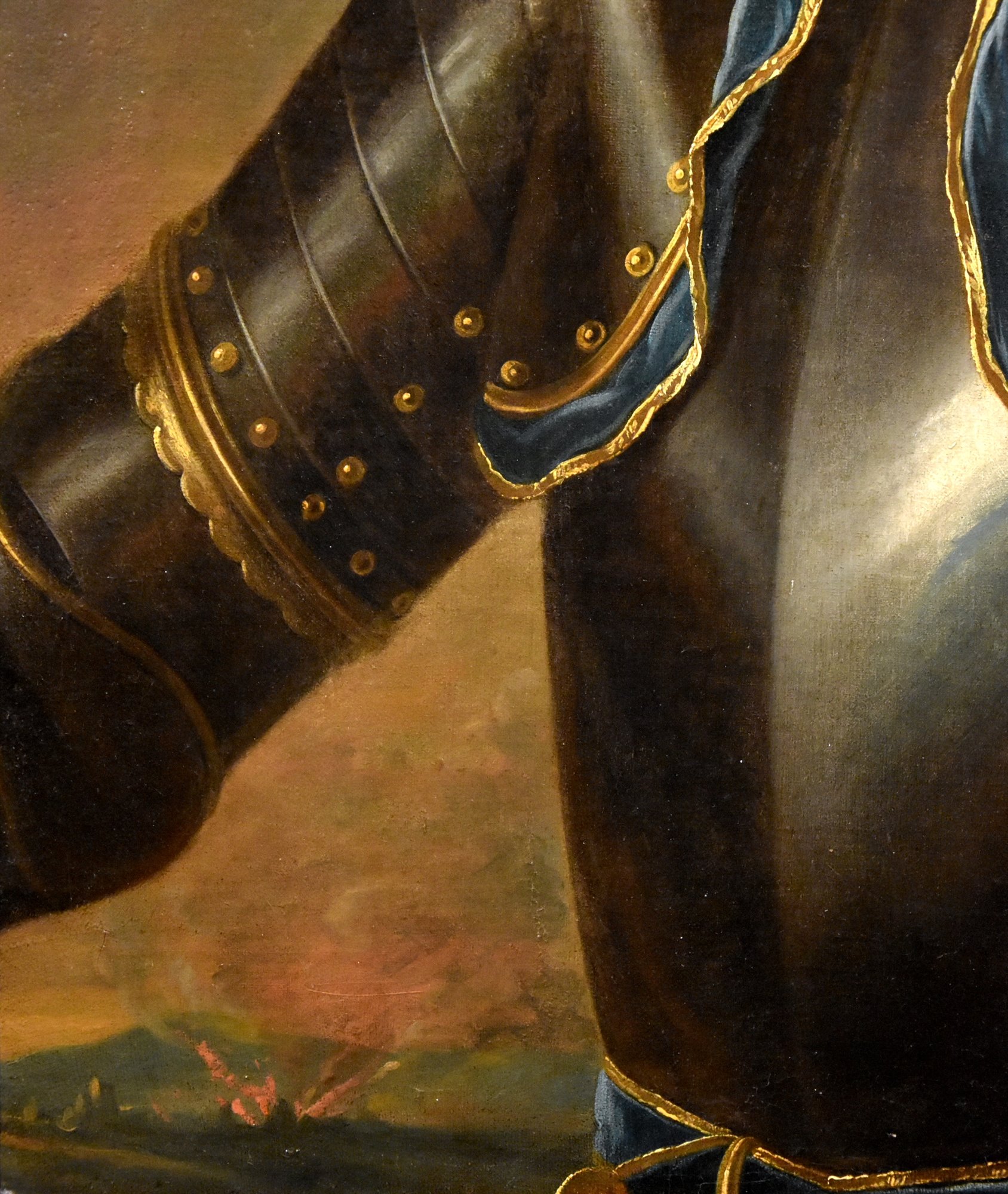 Ritratto di gentiluomo in armatura da cavaliere