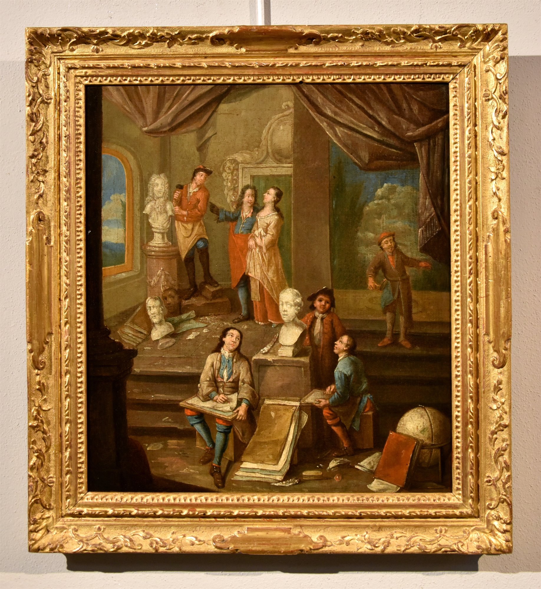 Nell’atelier dell’artista
