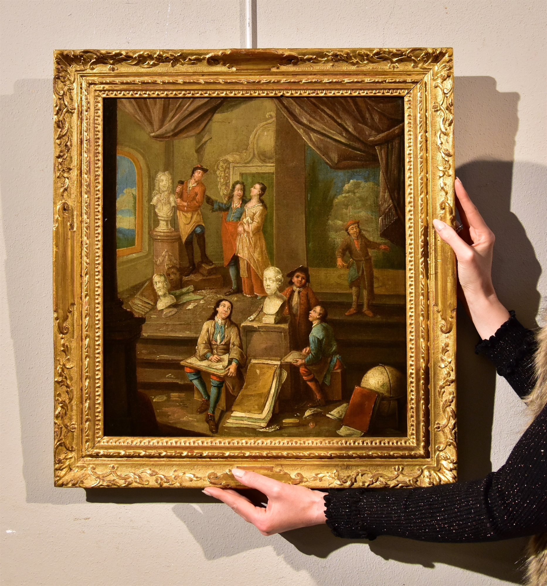 Nell’atelier dell’artista