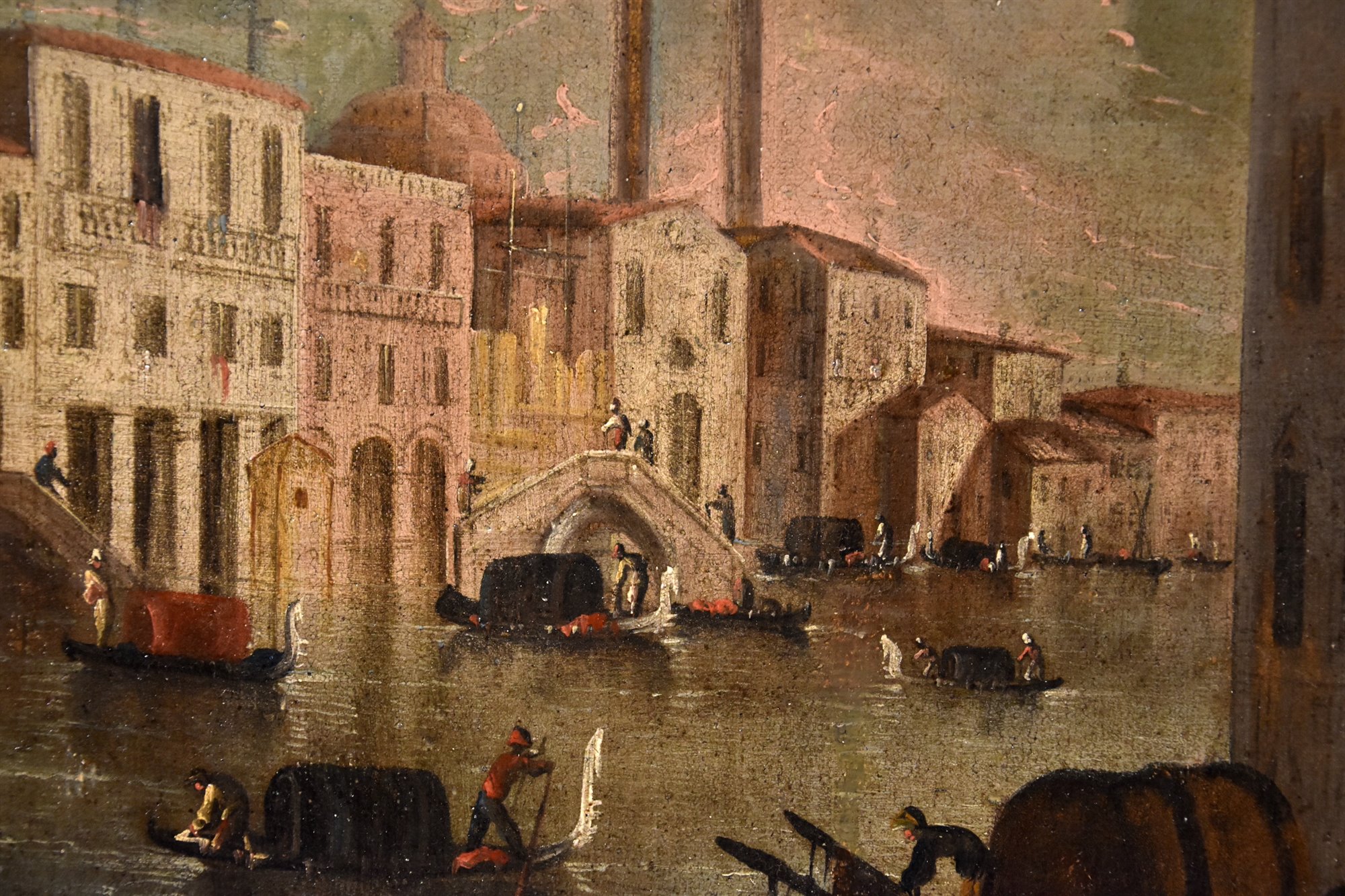 Veduta di Venezia con uno scorcio con l’inizio del Canal Grande