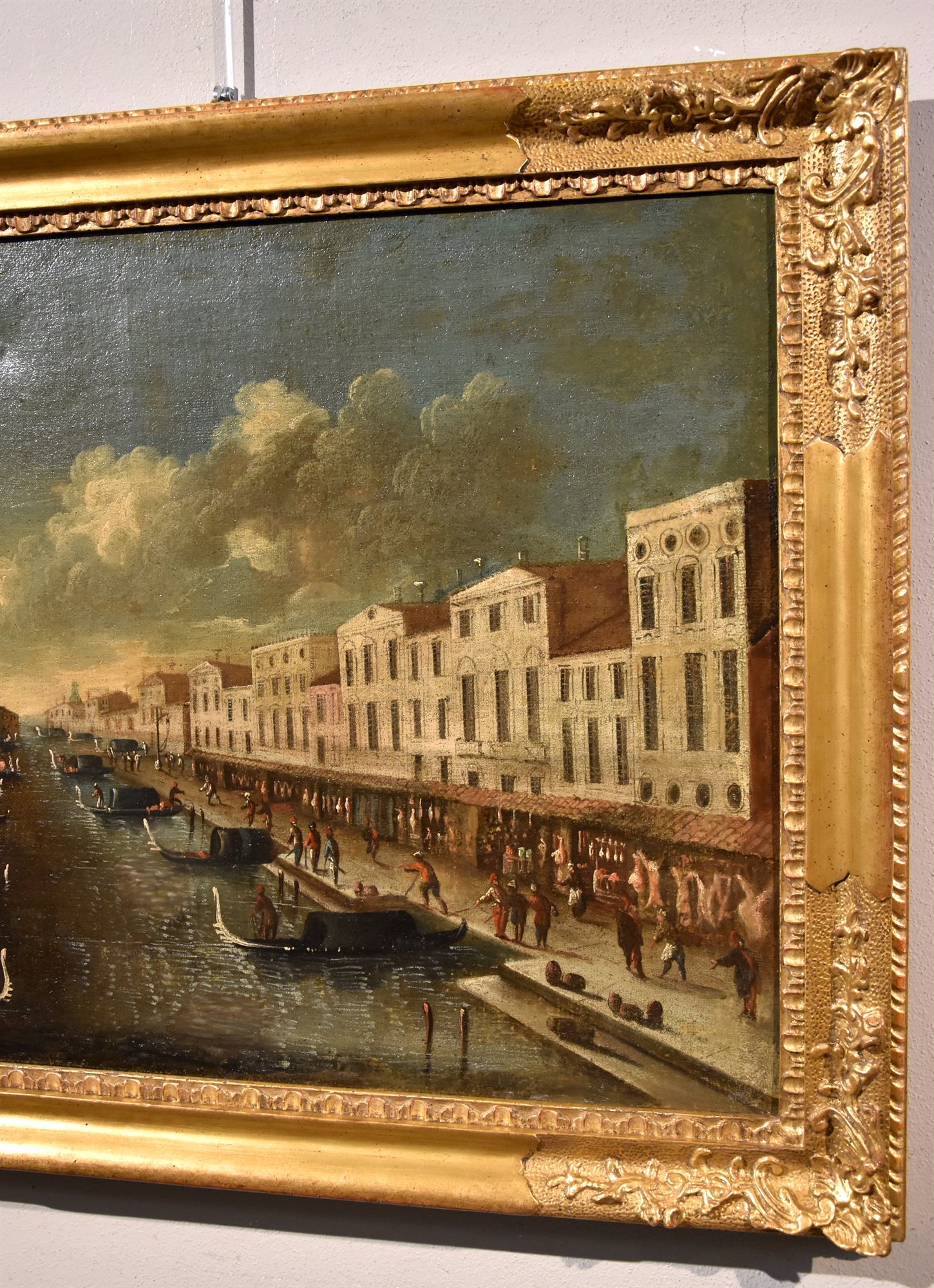 Veduta di Venezia con il Canal Grande dal ponte di Rialto