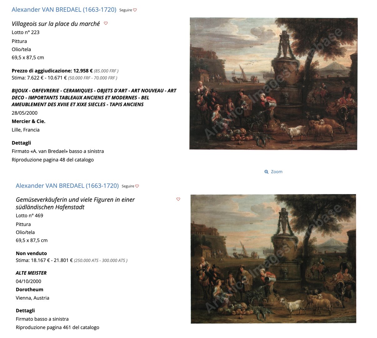 Alexander van Bredael (Anversa 1663 - 1720) - firmato: A.V.BREDAEL F(ecit)