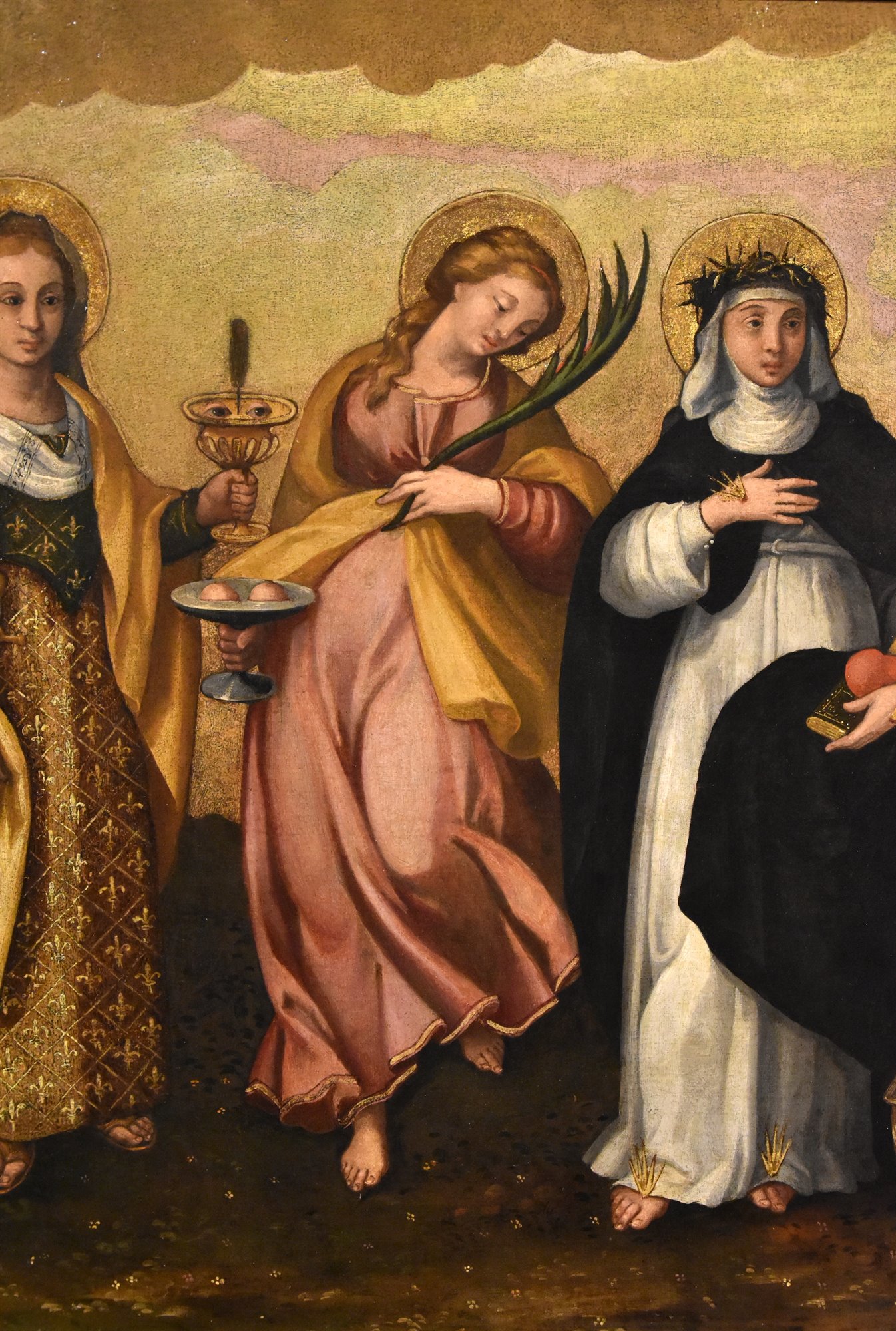 Santa Lucia, Sant’Agata, Santa Caterina da Siena, Maria Maddalena e Santa Caterina d’Alessandria