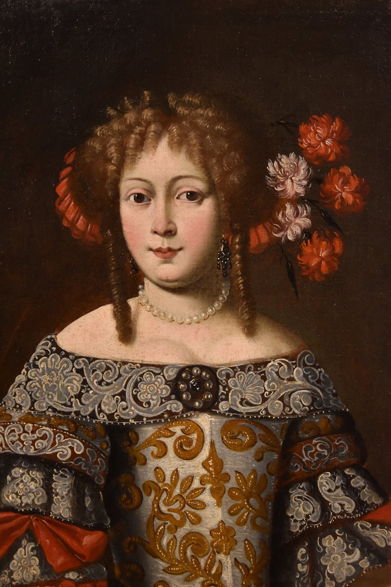 Ritratto di gentildonna con guanti e ventaglio