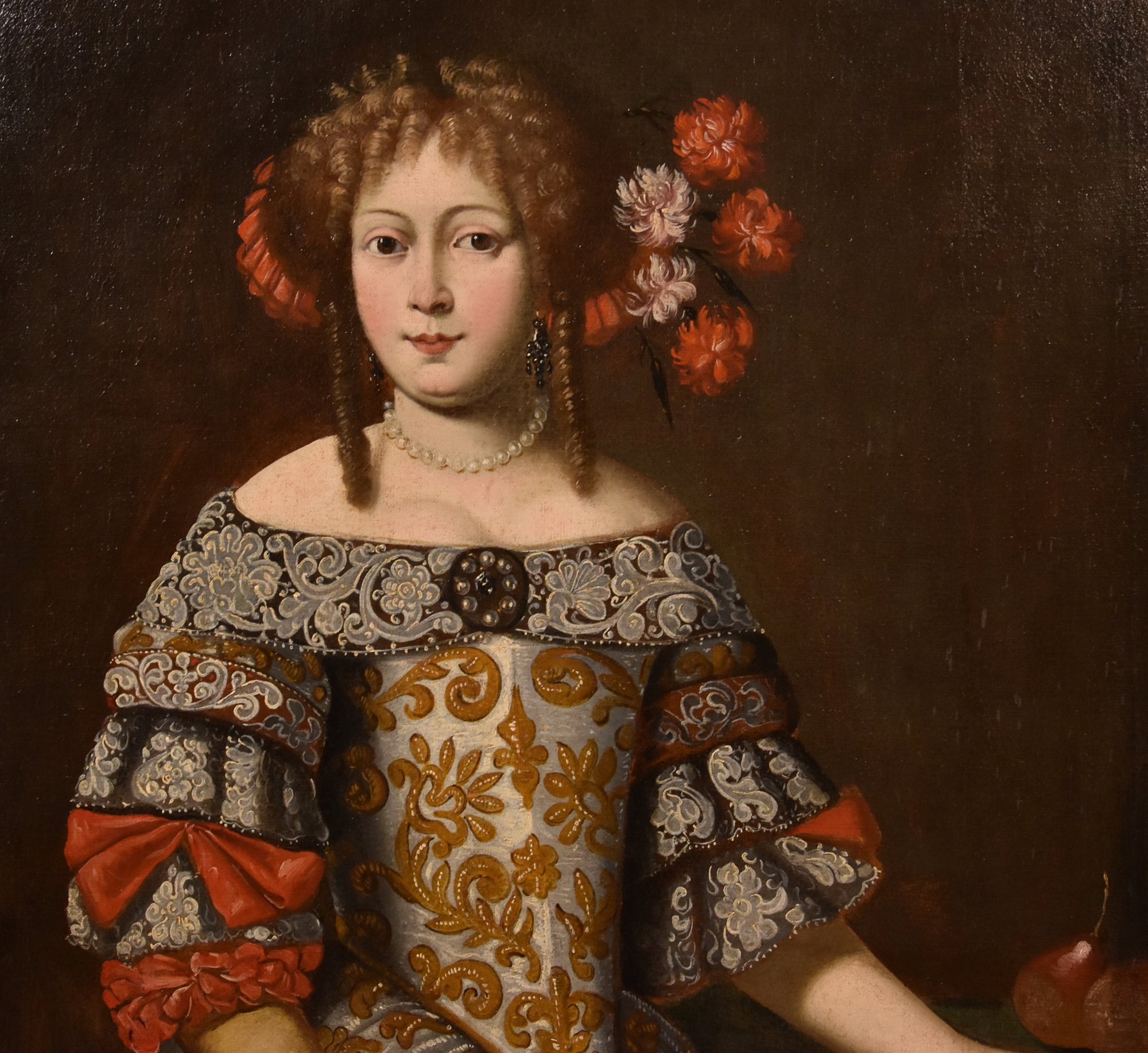 Ritratto di gentildonna con guanti e ventaglio