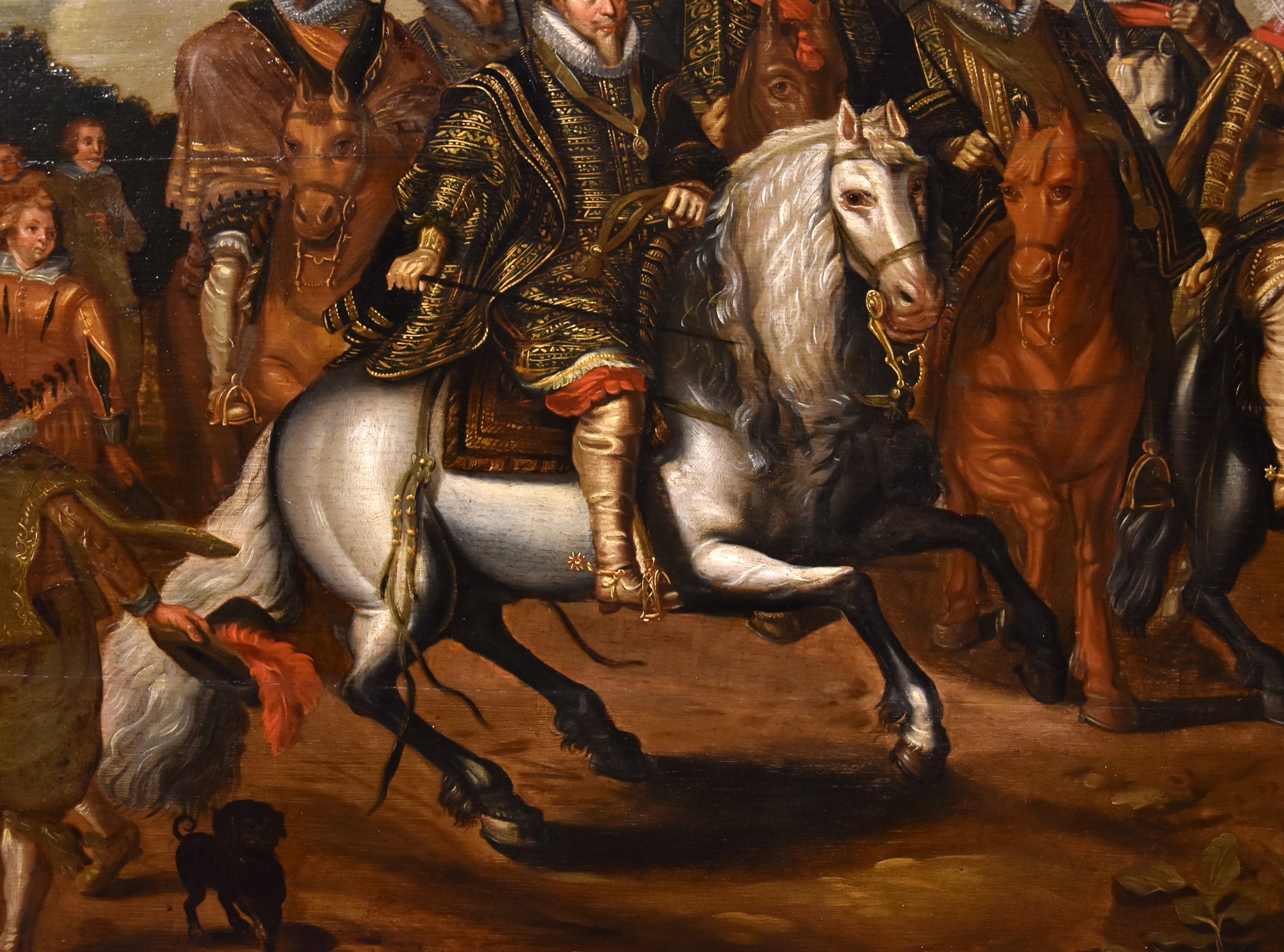 Ritratto a cavallo dei Principi di Orange-Nassau