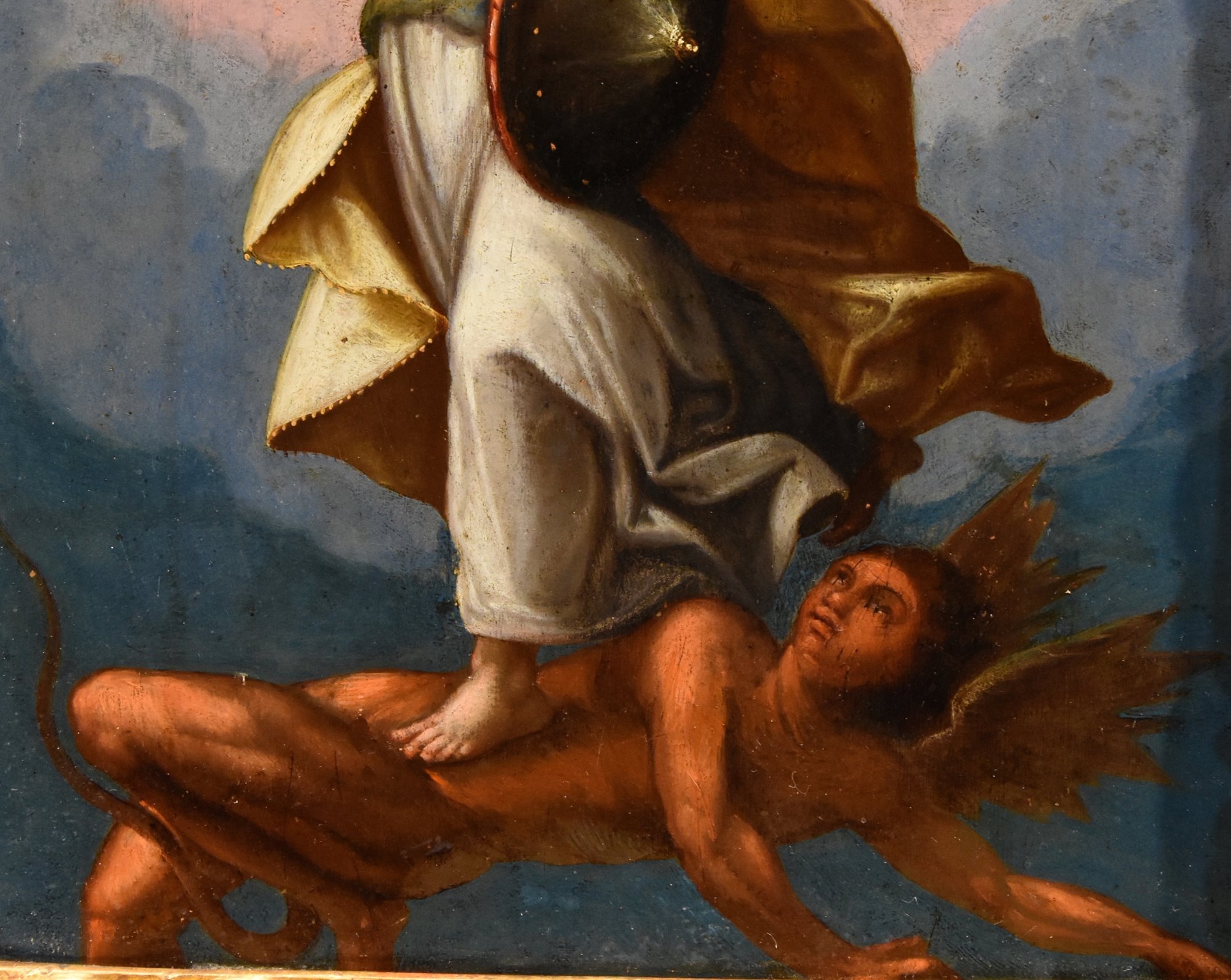 San Michele Arcangelo sconfigge il demonio