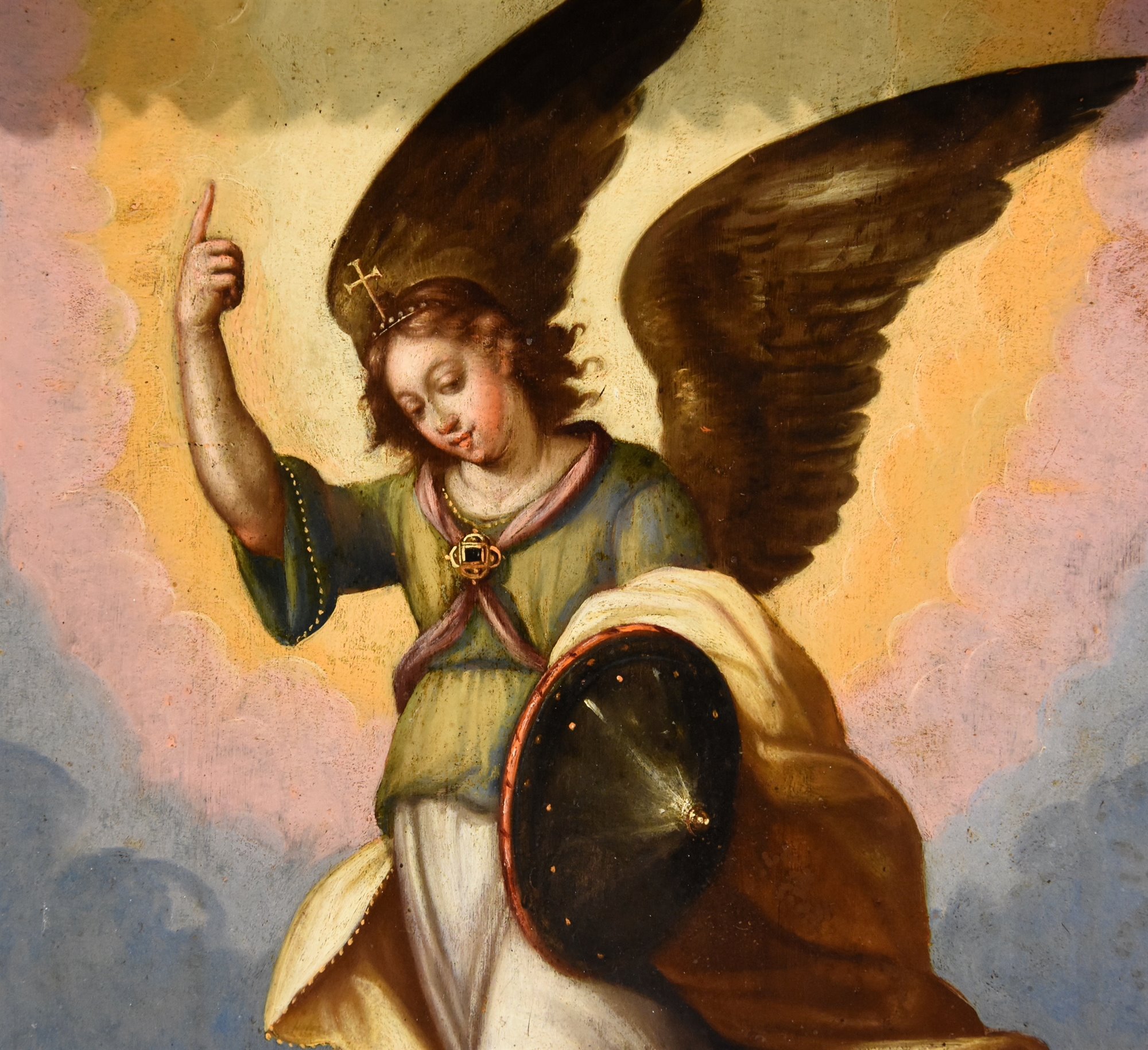 San Michele Arcangelo sconfigge il demonio