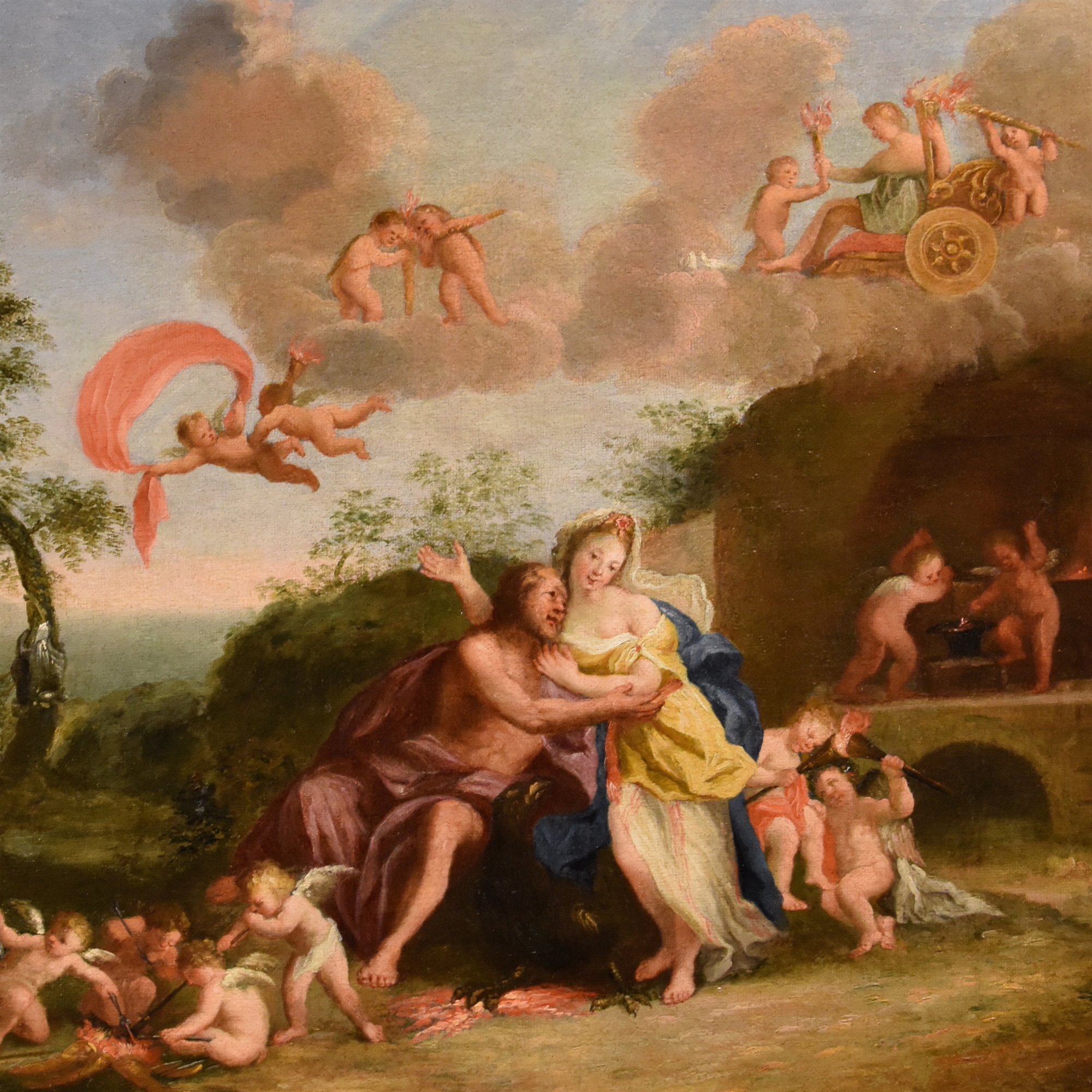 Marte e Venere nella fucina di Vulcano