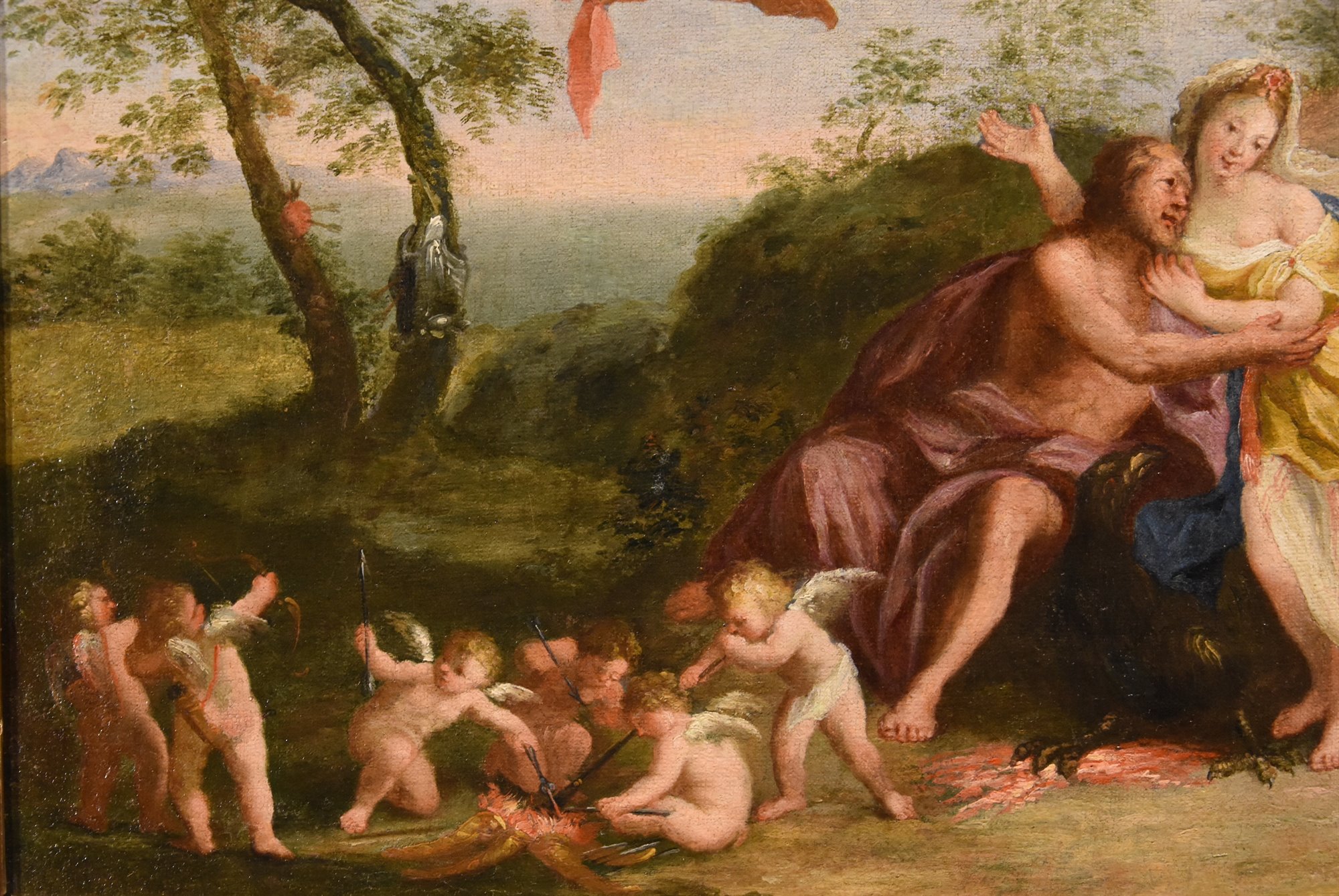 Marte e Venere nella fucina di Vulcano