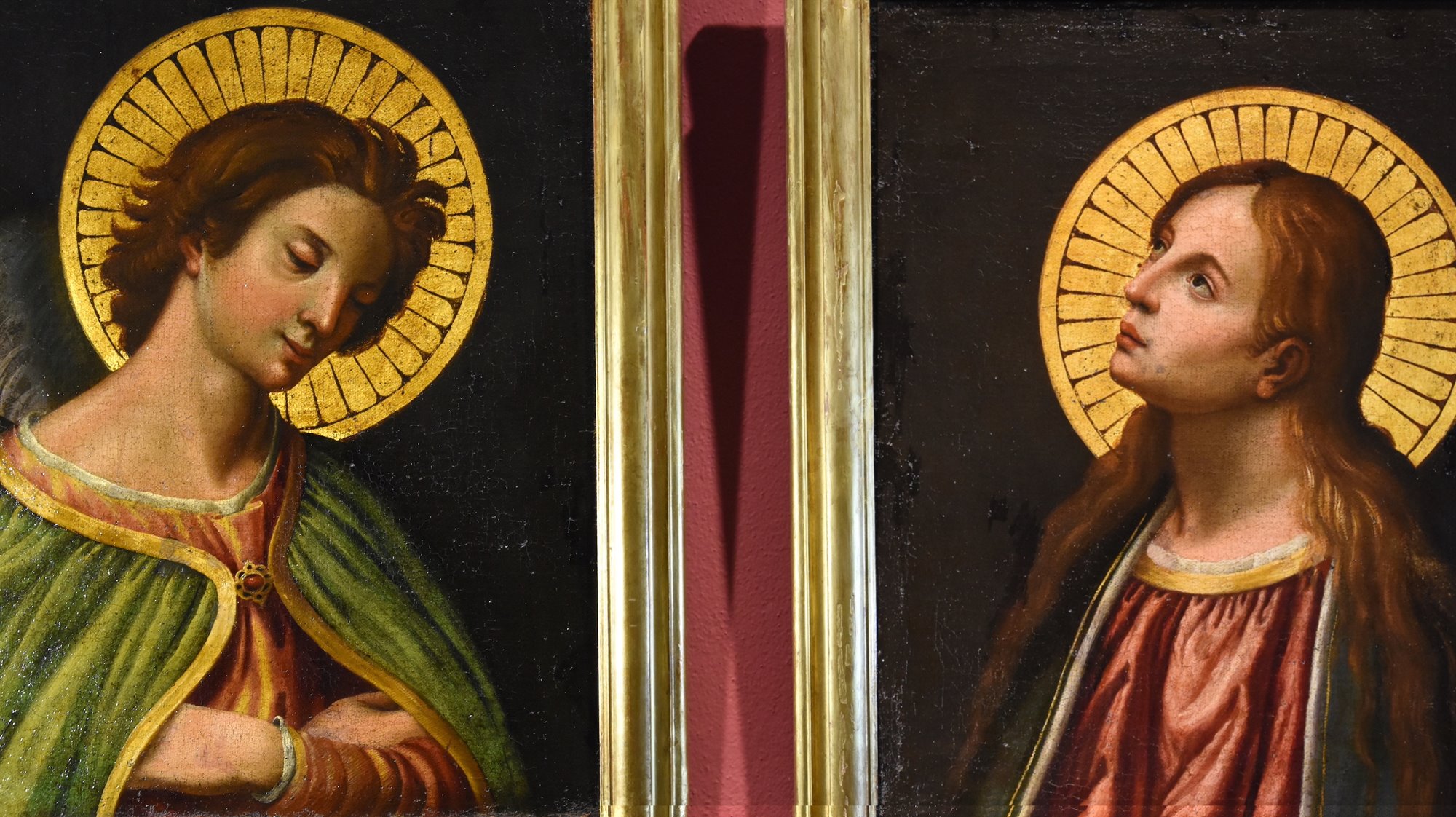 Angelo annunciante/ Vergine annunciata