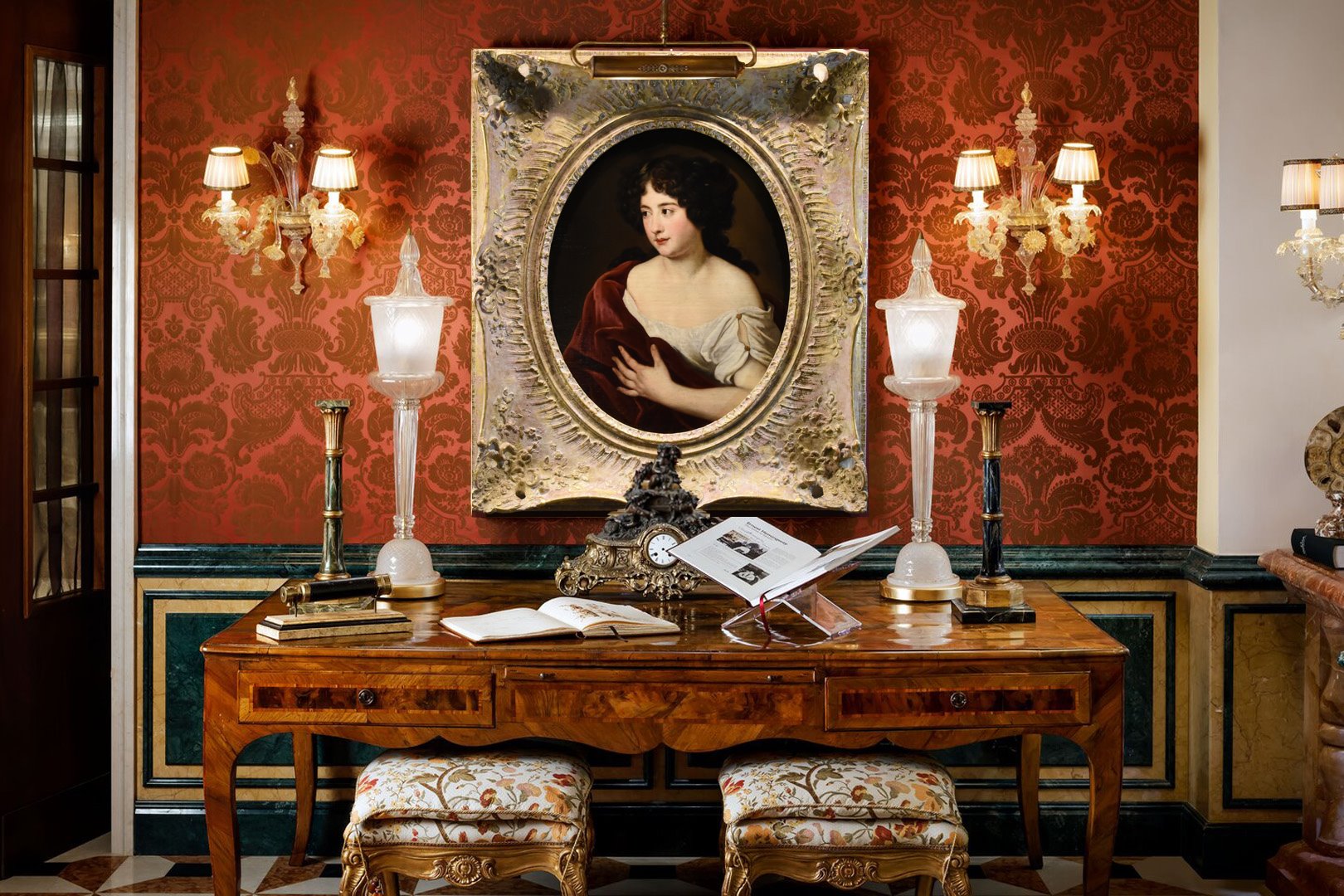 Ritratto della giovane Ortensia Mancini, duchessa di La Meilleraye (Roma 1646 – Chelsea 1699)