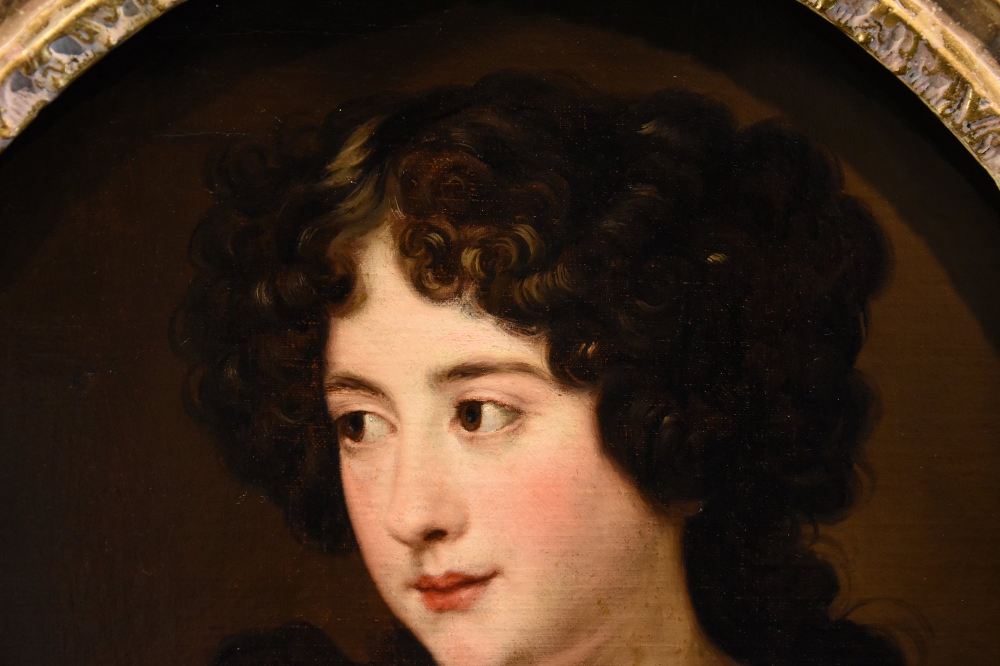 Ritratto della giovane Ortensia Mancini, duchessa di La Meilleraye (Roma 1646 – Chelsea 1699)