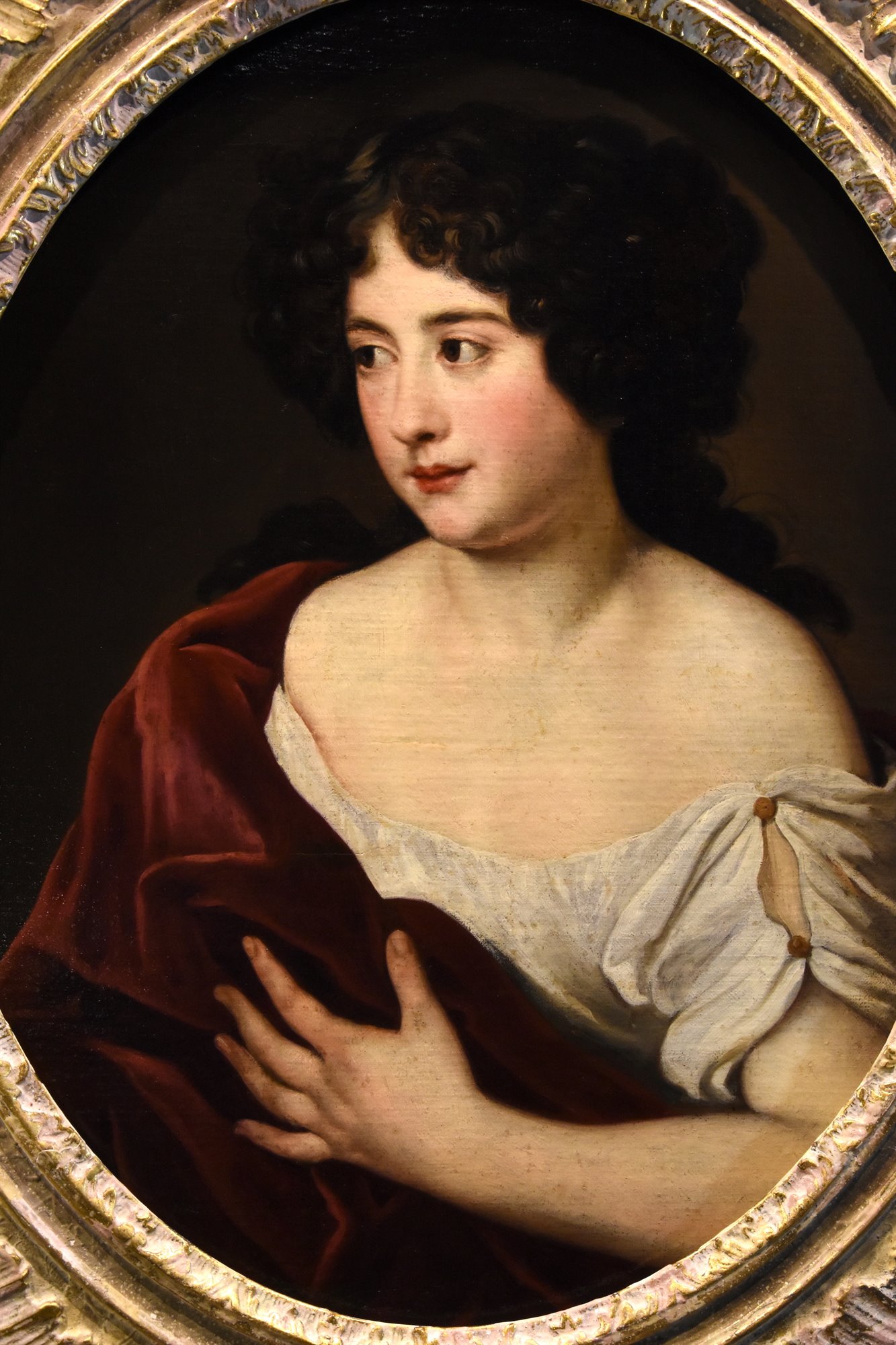 Ritratto della giovane Ortensia Mancini, duchessa di La Meilleraye (Roma 1646 – Chelsea 1699)