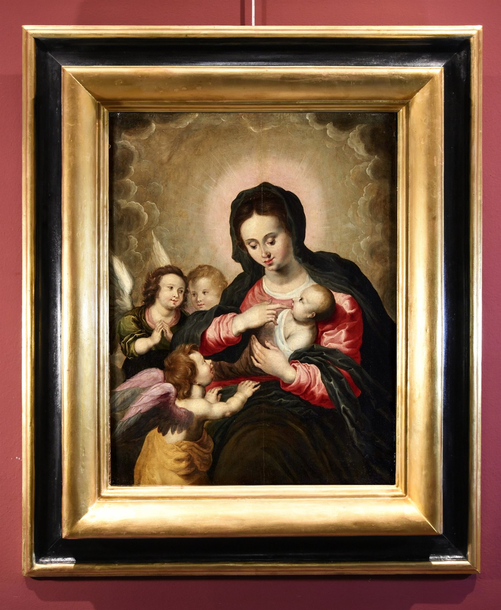 Madonna con Bambino e tre angeli