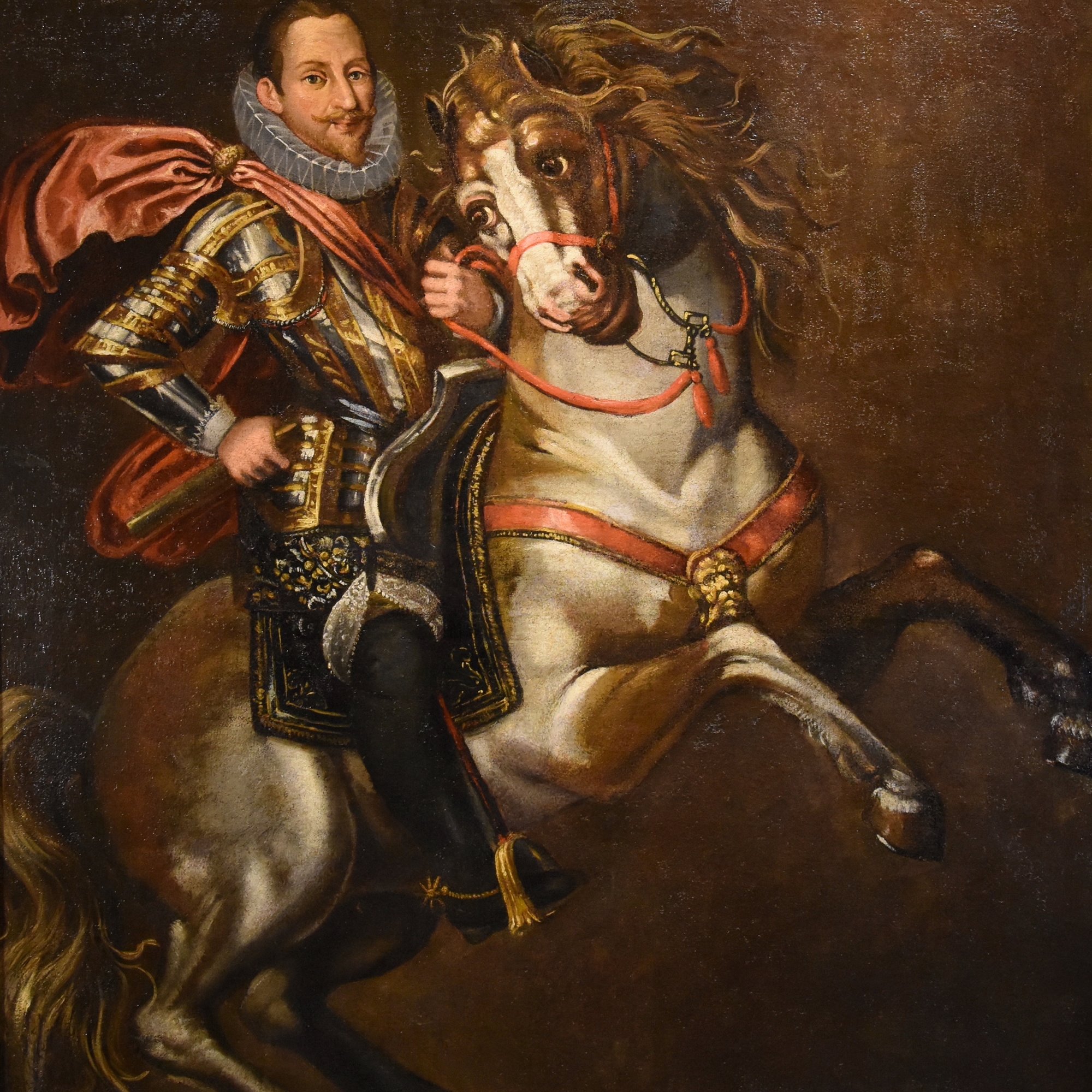 Ritratto equestre di Emanuele Filiberto I, Duca di Savoia (Chambéry, 1528 – Torino, 1580)