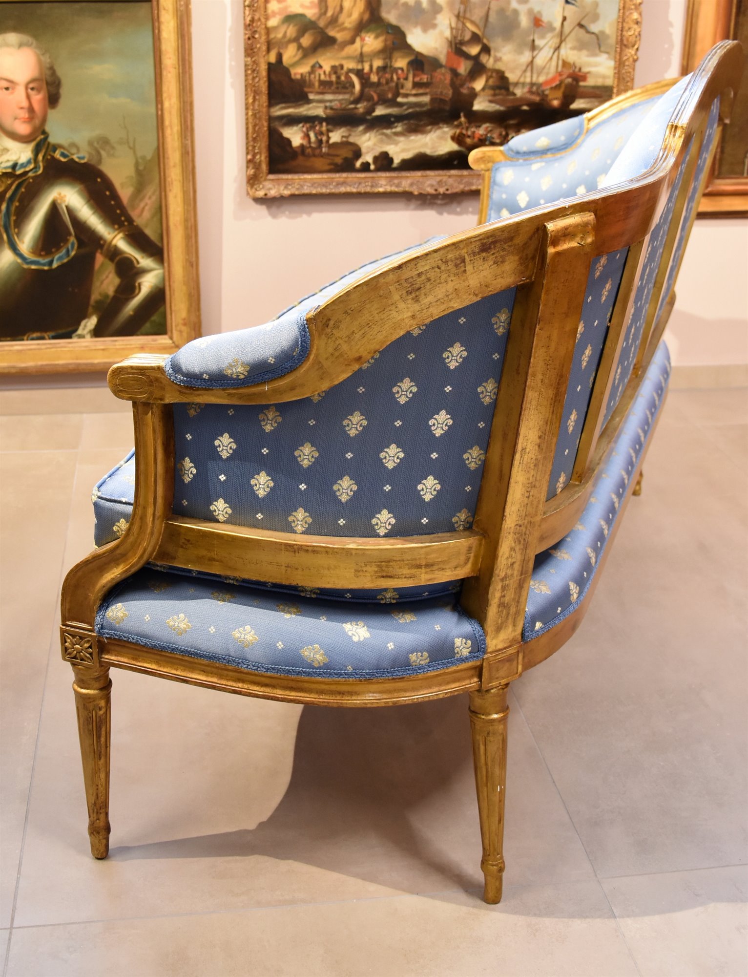 Splendido divano Luigi XVI