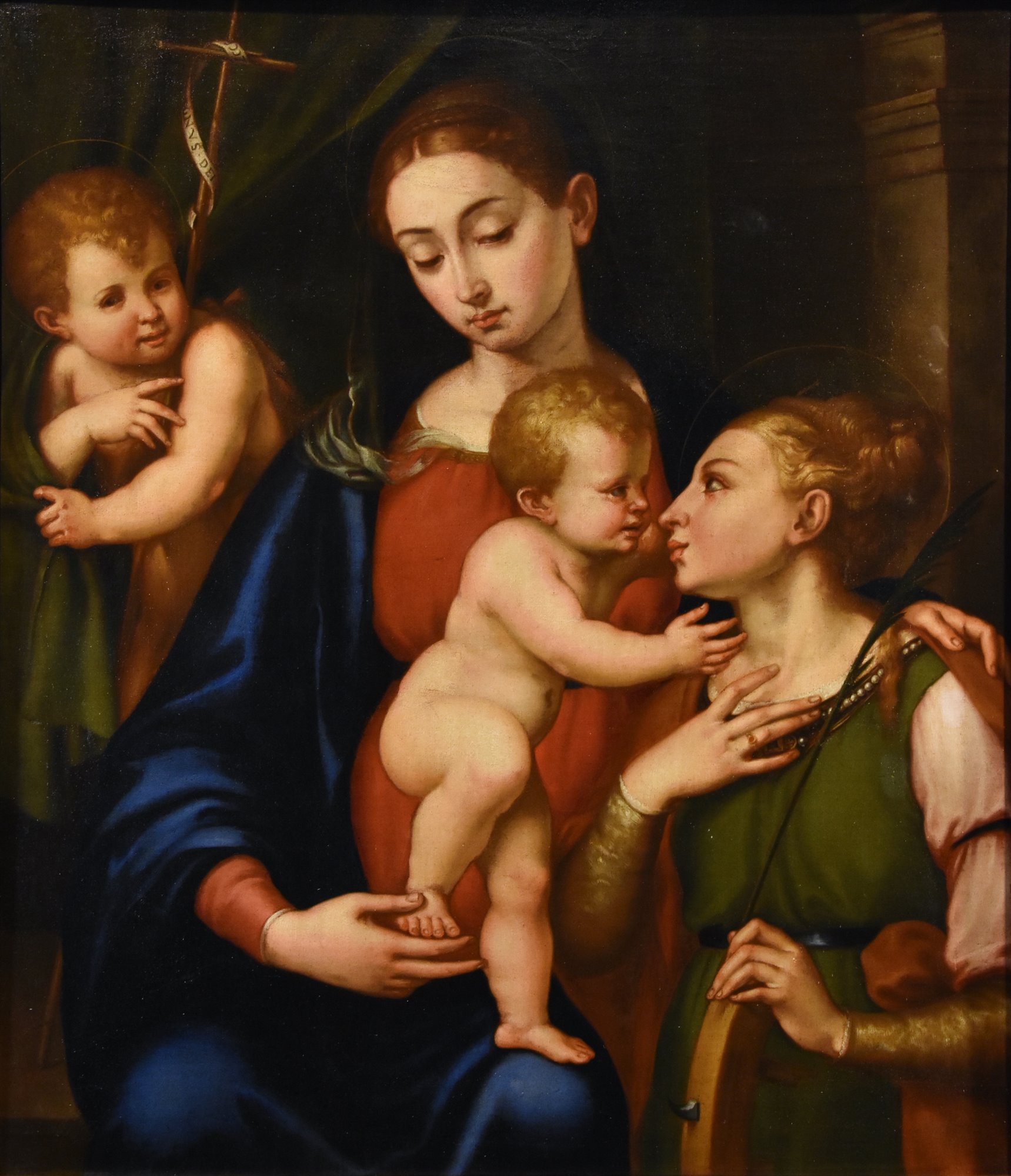 Madonna col Bambino, San Giovannino e Santa Caterina d'Alessandria