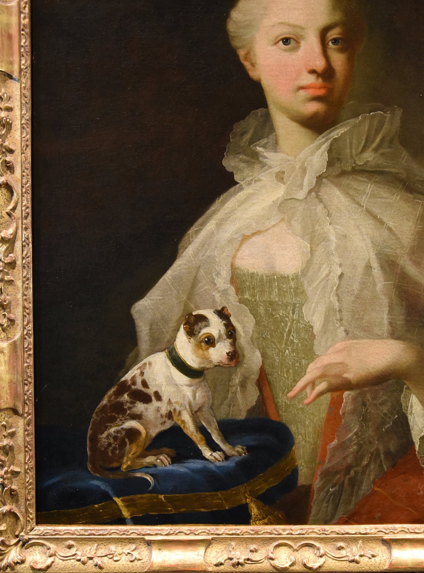 Ritratto di nobildonna con cagnolino