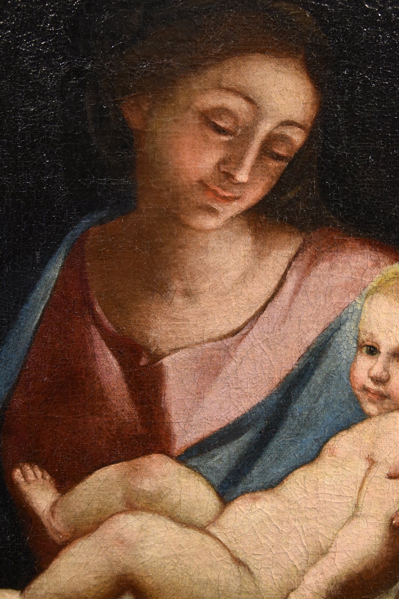 Madonna con bambino e tre cherubini