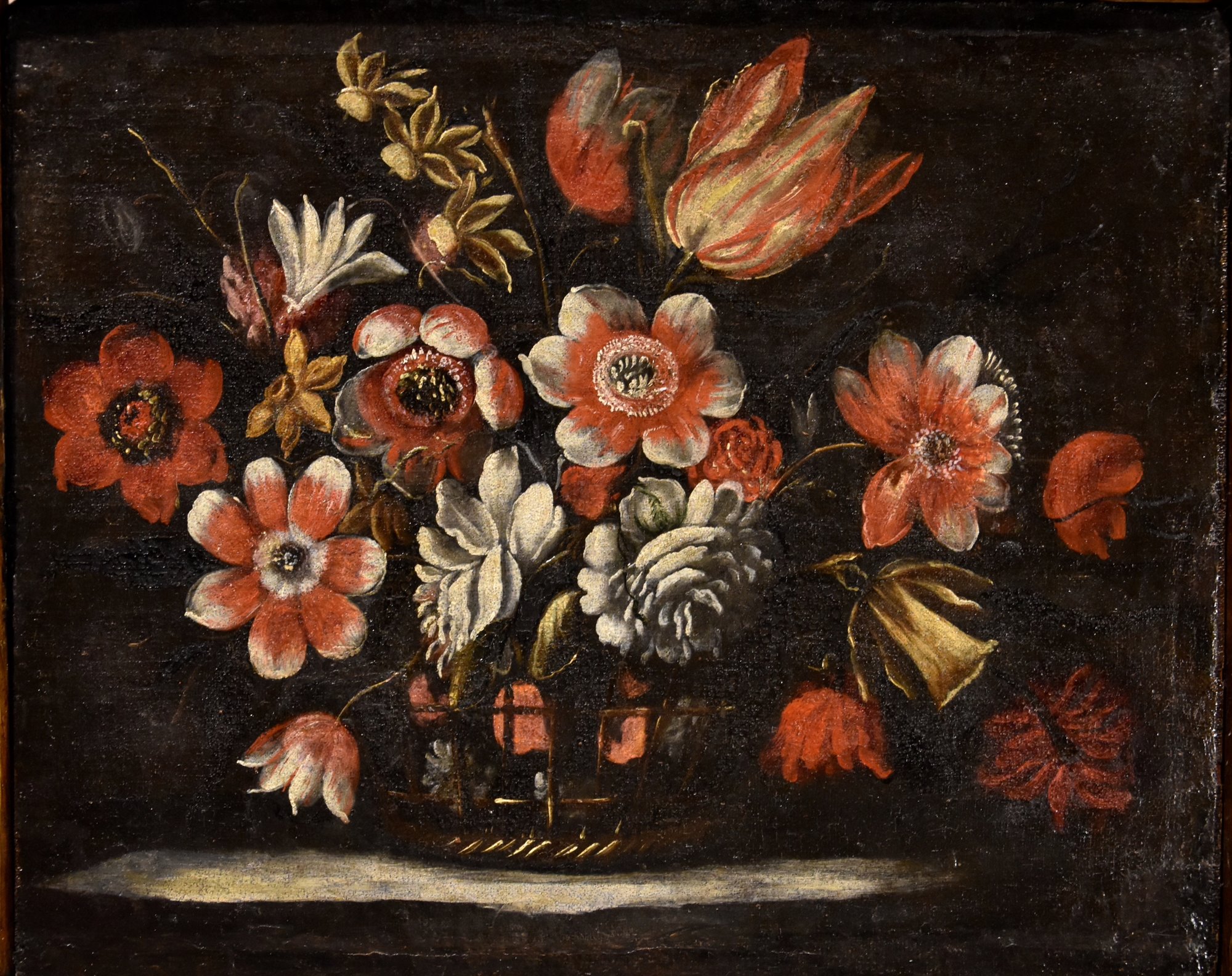 Coppia di nature morte di fiori