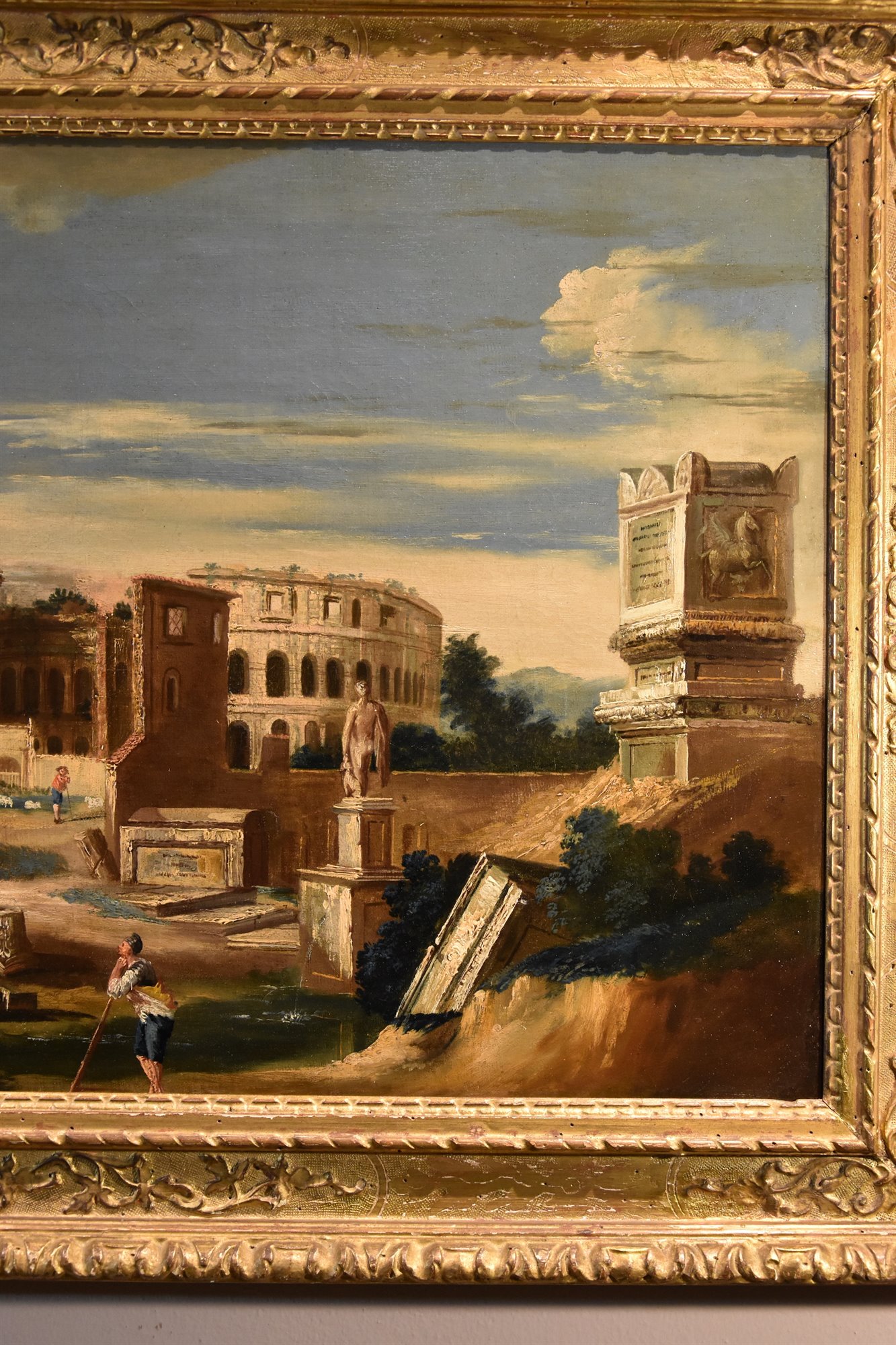 Capriccio architettonico con antiche rovine classiche (I/II)