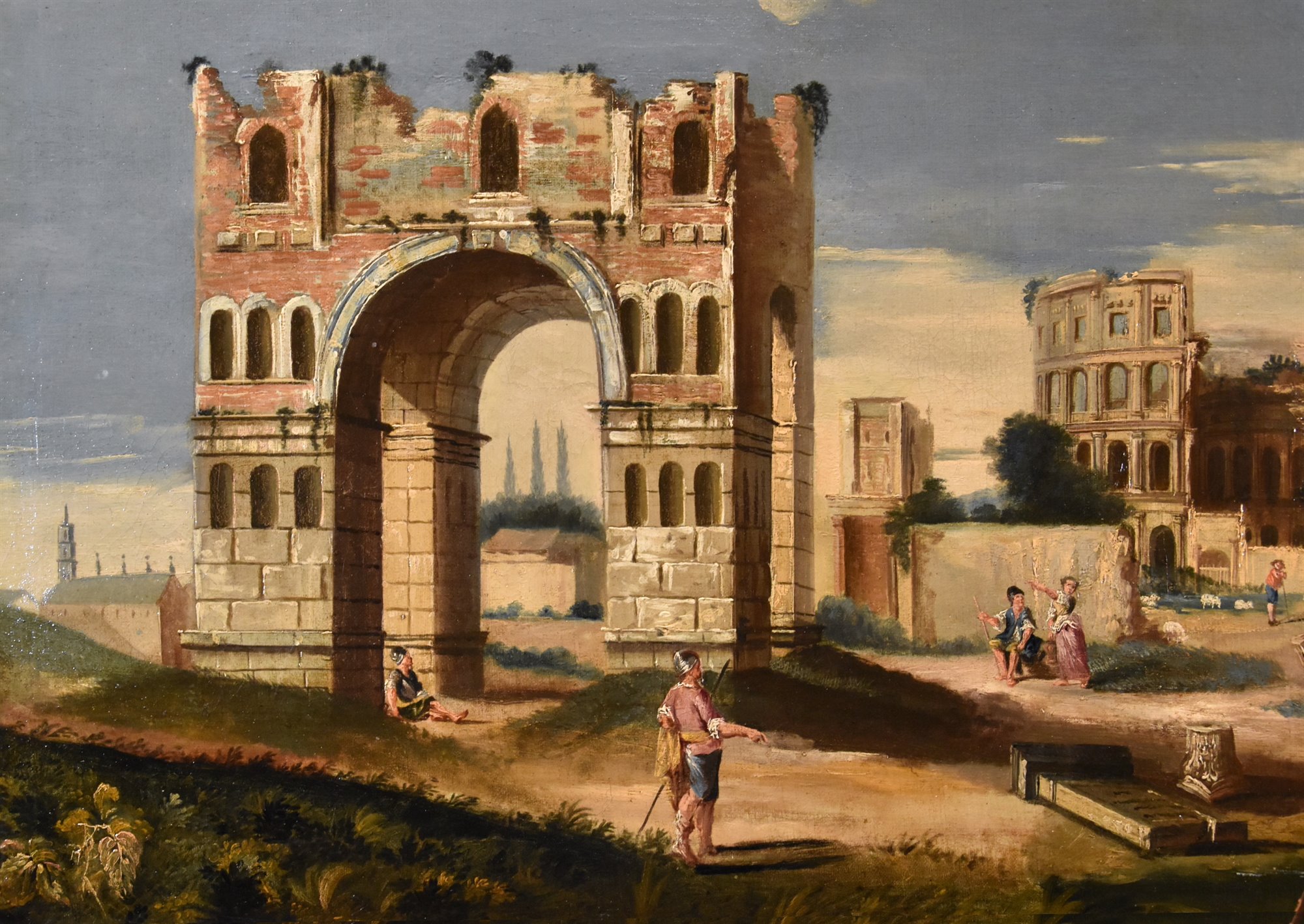 Capriccio architettonico con antiche rovine classiche (I/II)