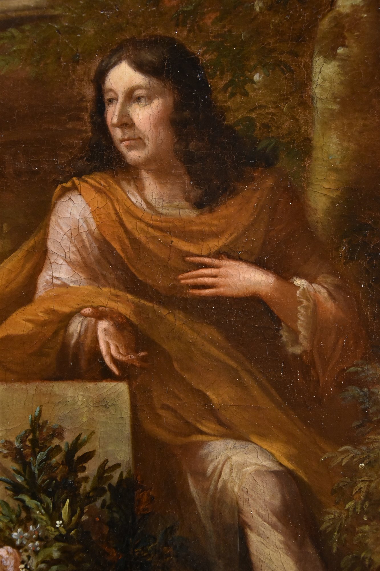 Ritratto di gentiluomo in un giardino