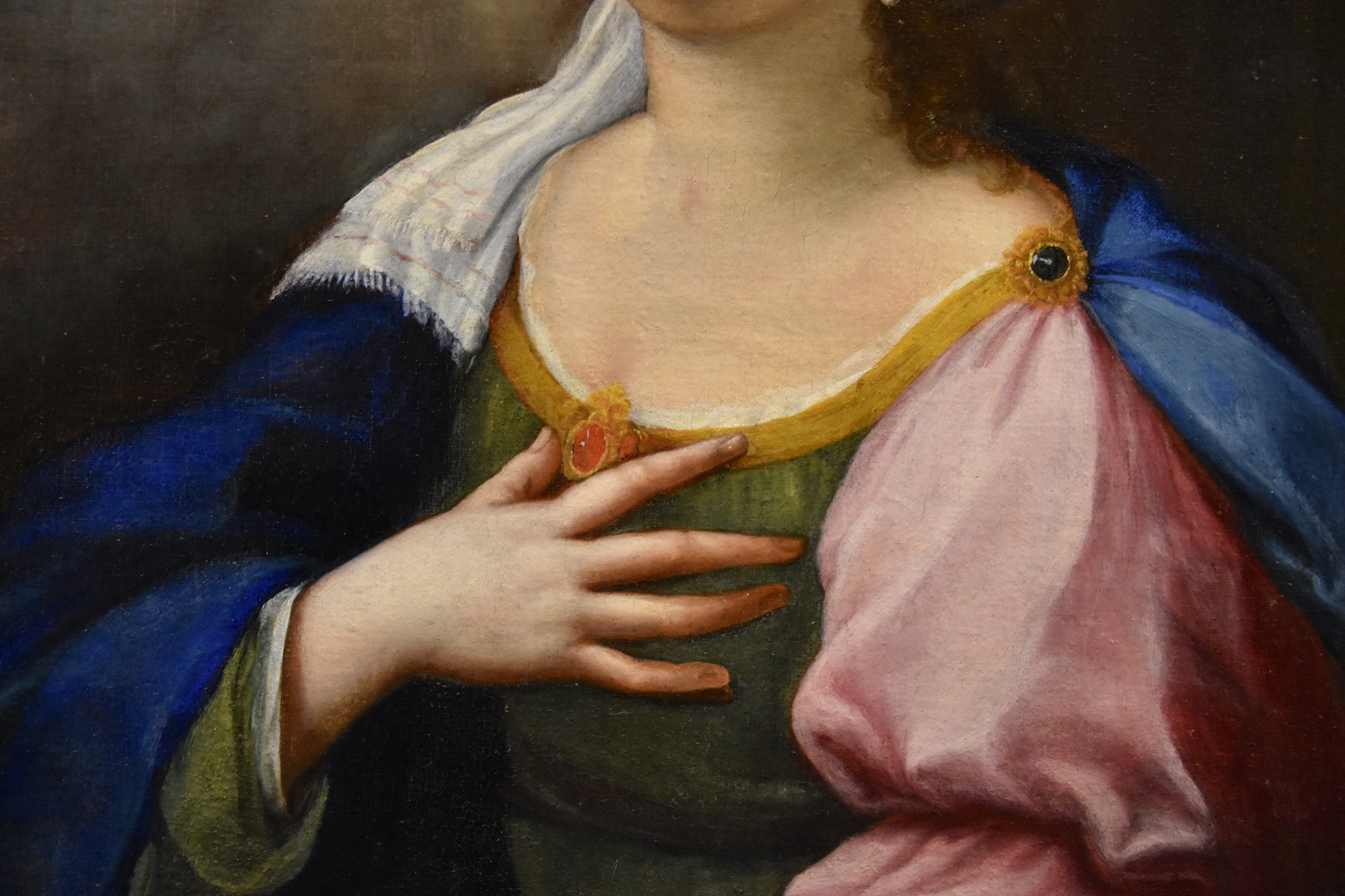 Santa Cecilia e due cherubini