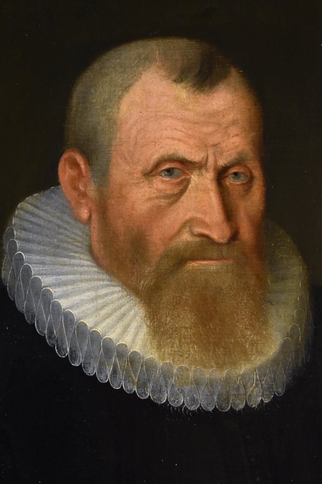 Ritratto di gentiluomo in abito scuro con gorgiera, 1624