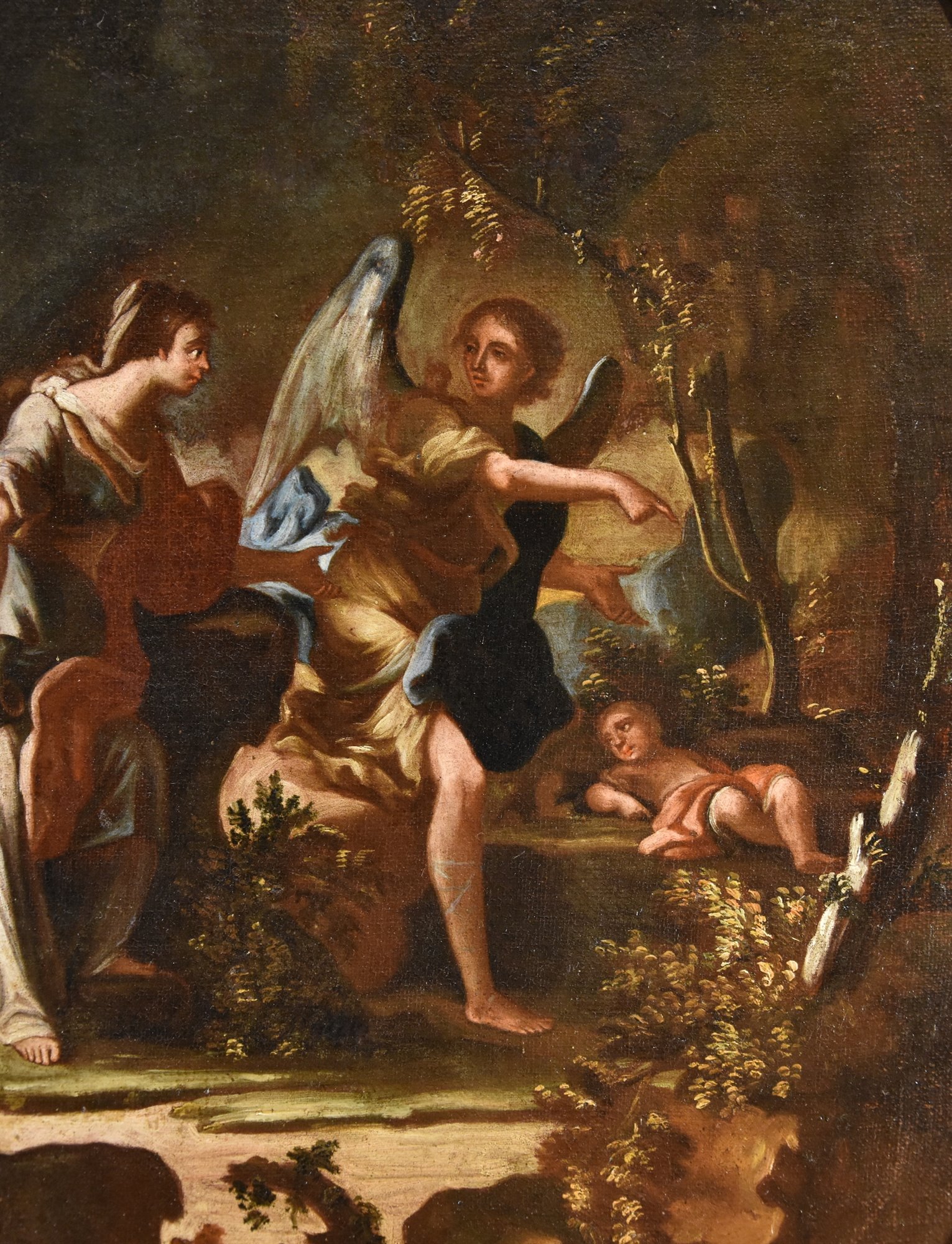 'Agar e l'Angelo' e 'Il sacrificio di Isacco'