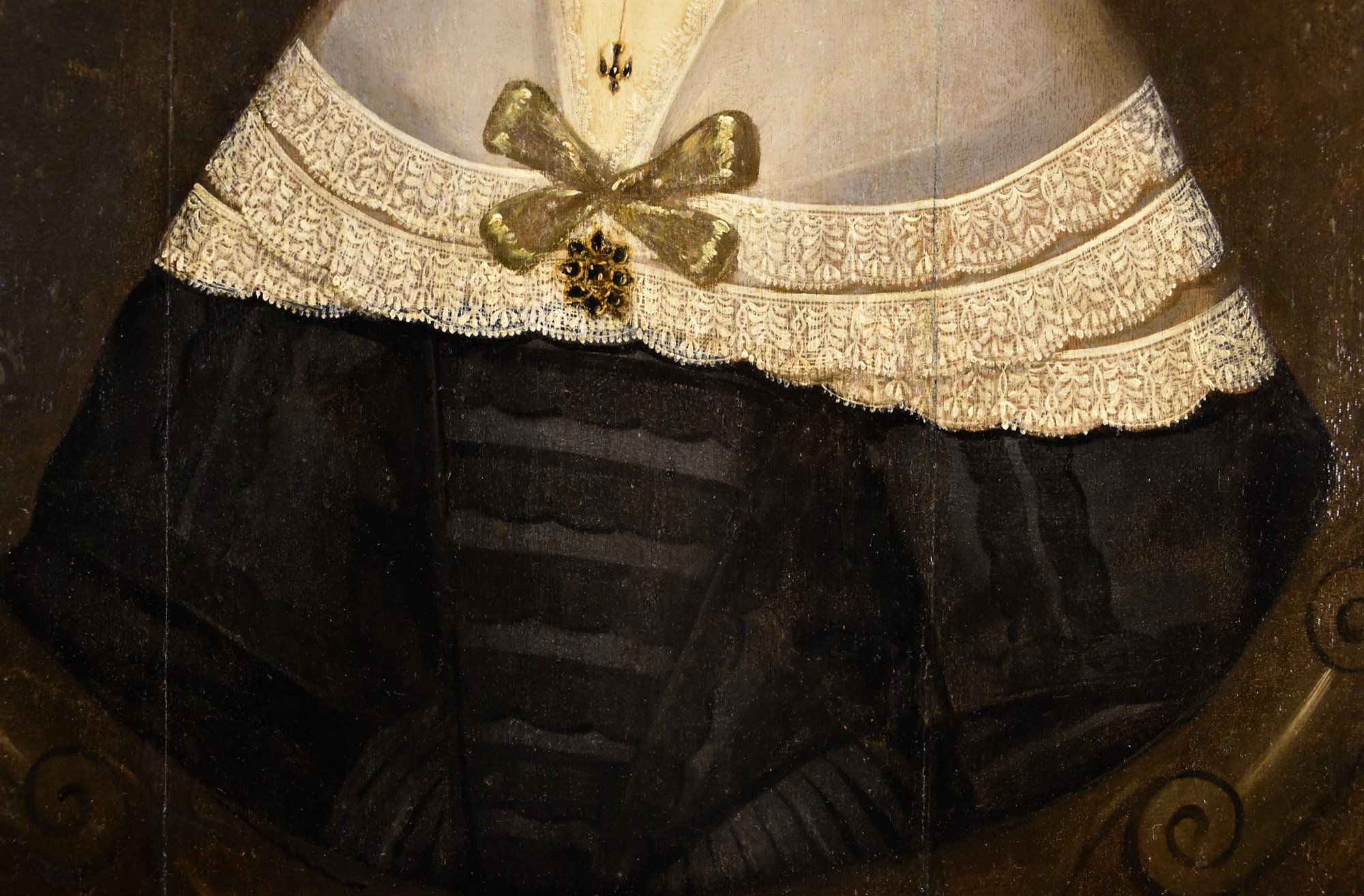 Coppia di ritratti di coniugi olandesi del XVII secolo