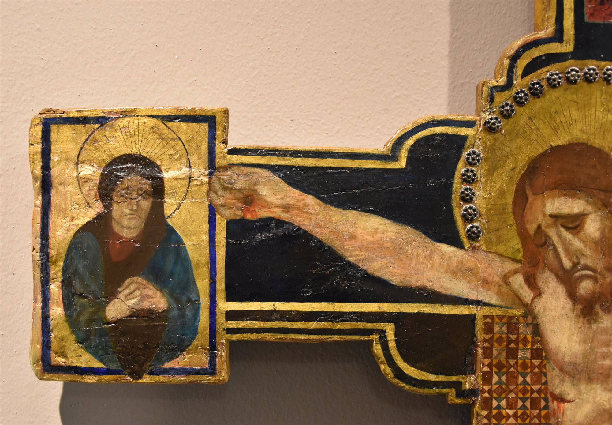 Crocifisso (Christus Patiens) con Dio Padre, la Vergine e San Giovanni