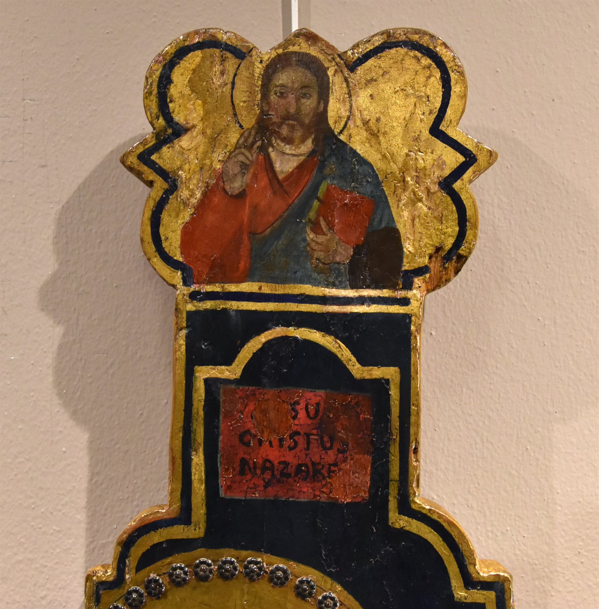 Crocifisso (Christus Patiens) con Dio Padre, la Vergine e San Giovanni