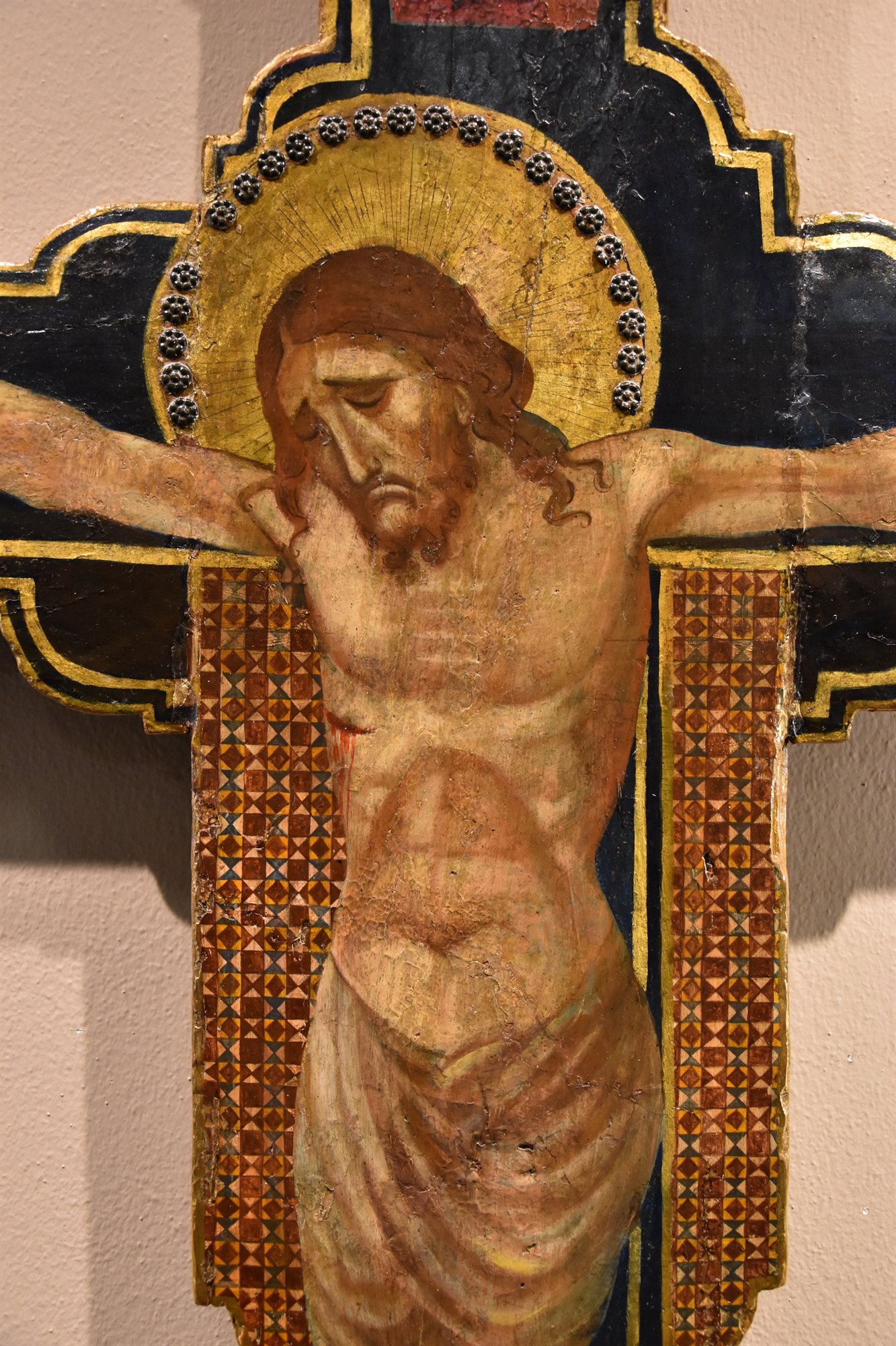 Crocifisso (Christus Patiens) con Dio Padre, la Vergine e San Giovanni