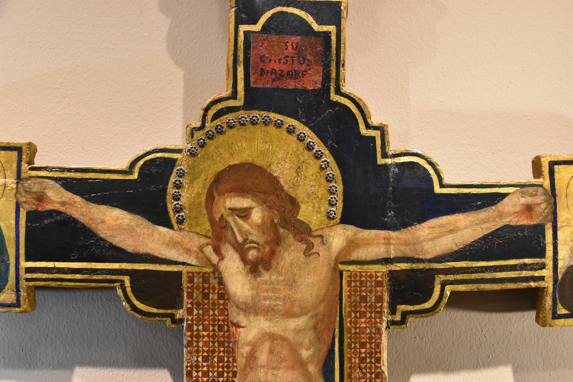 Crocifisso (Christus Patiens) con Dio Padre, la Vergine e San Giovanni