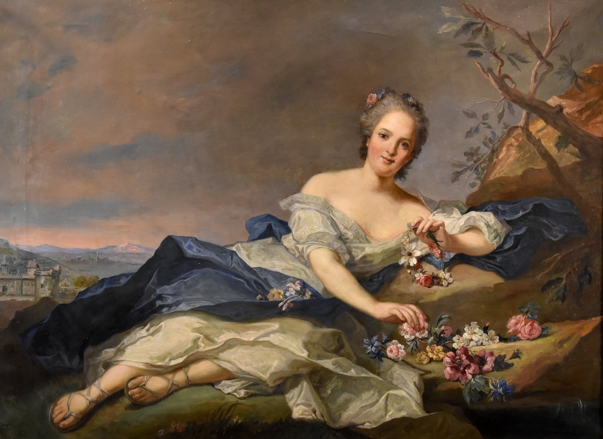 Ritratto di Enrichetta Anna di Francia come Flora (Versailles, 1727 – 1752)