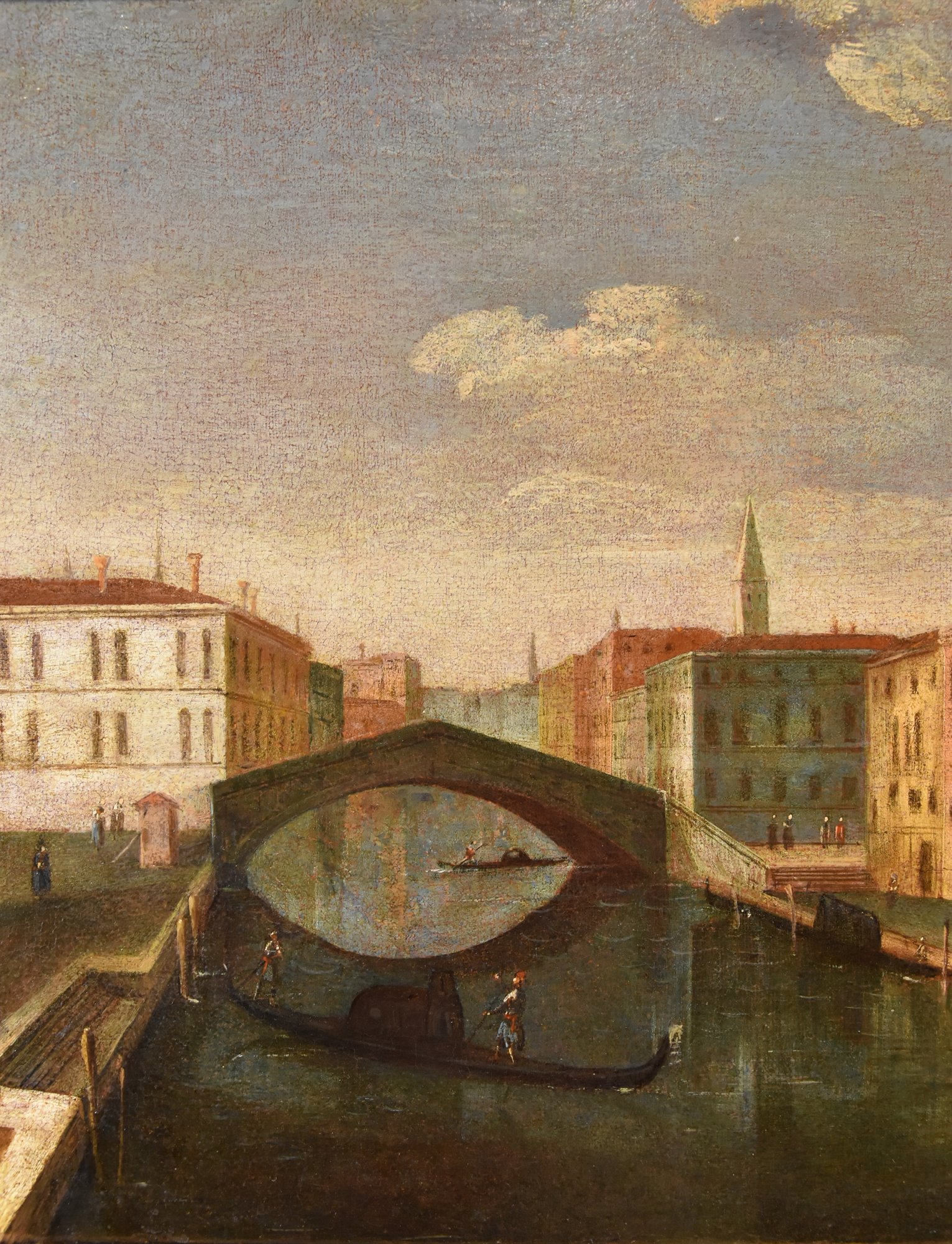 Veduta di Venezia con il ponte delle Guglie